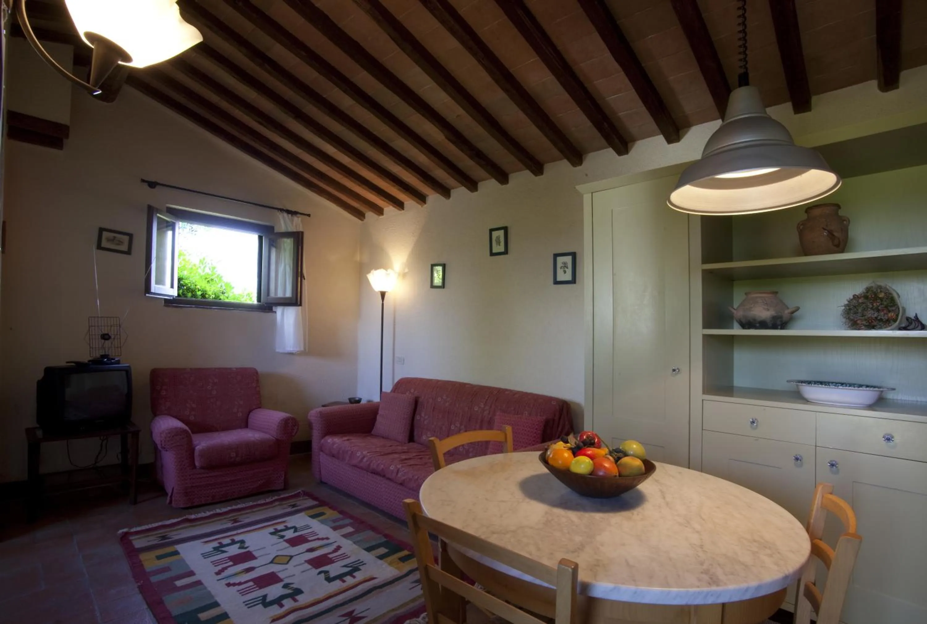 Living room in Podere Il Pino