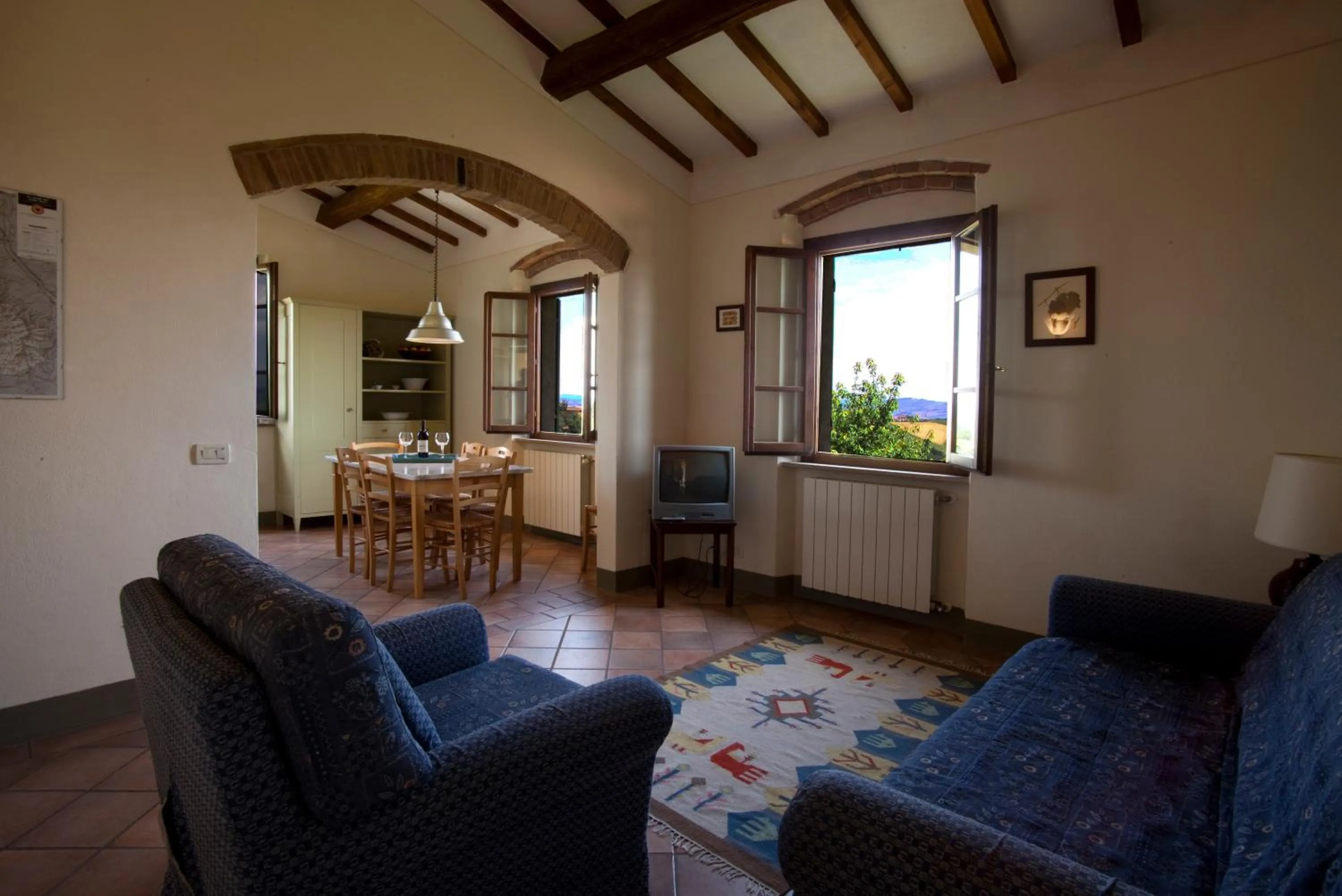 Living room in Podere Il Pino