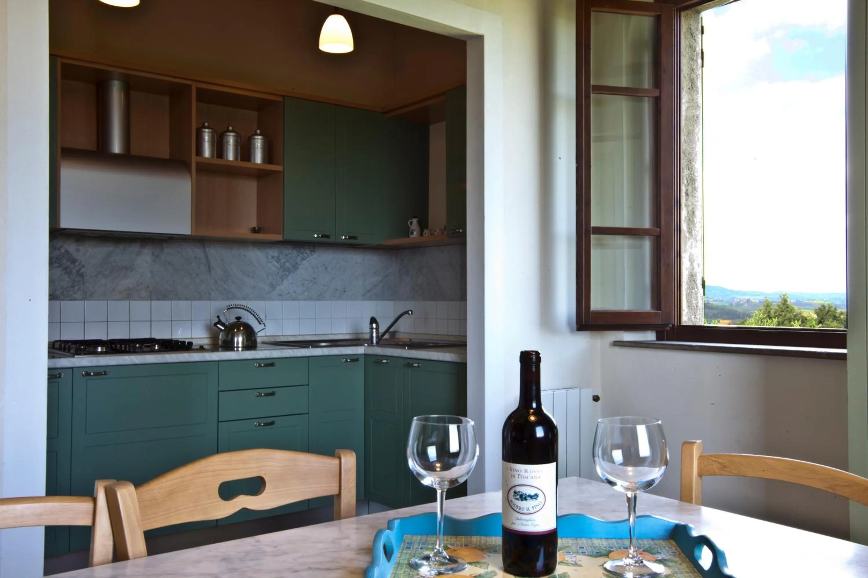 Kitchen or kitchenette in Podere Il Pino