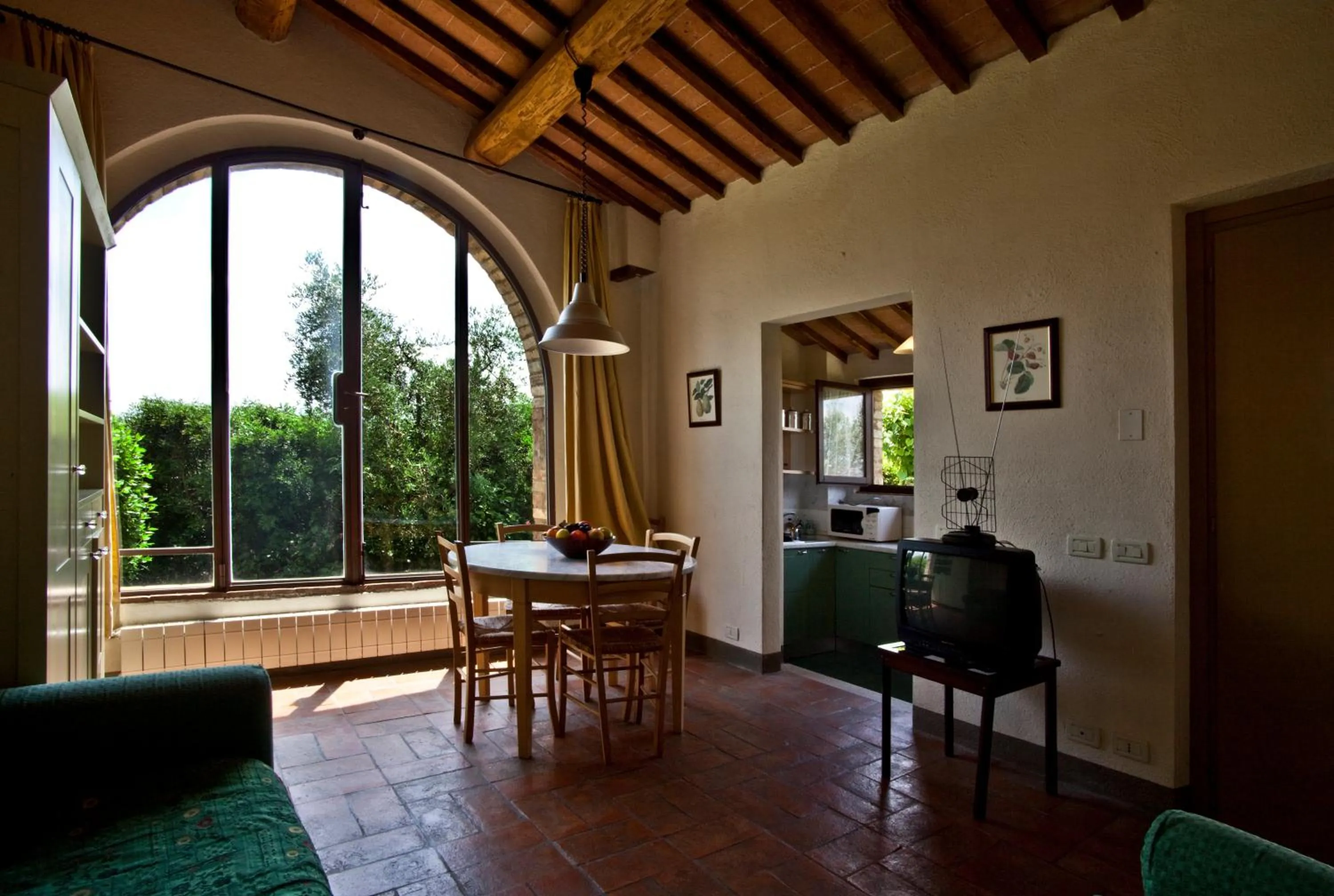 Living room in Podere Il Pino