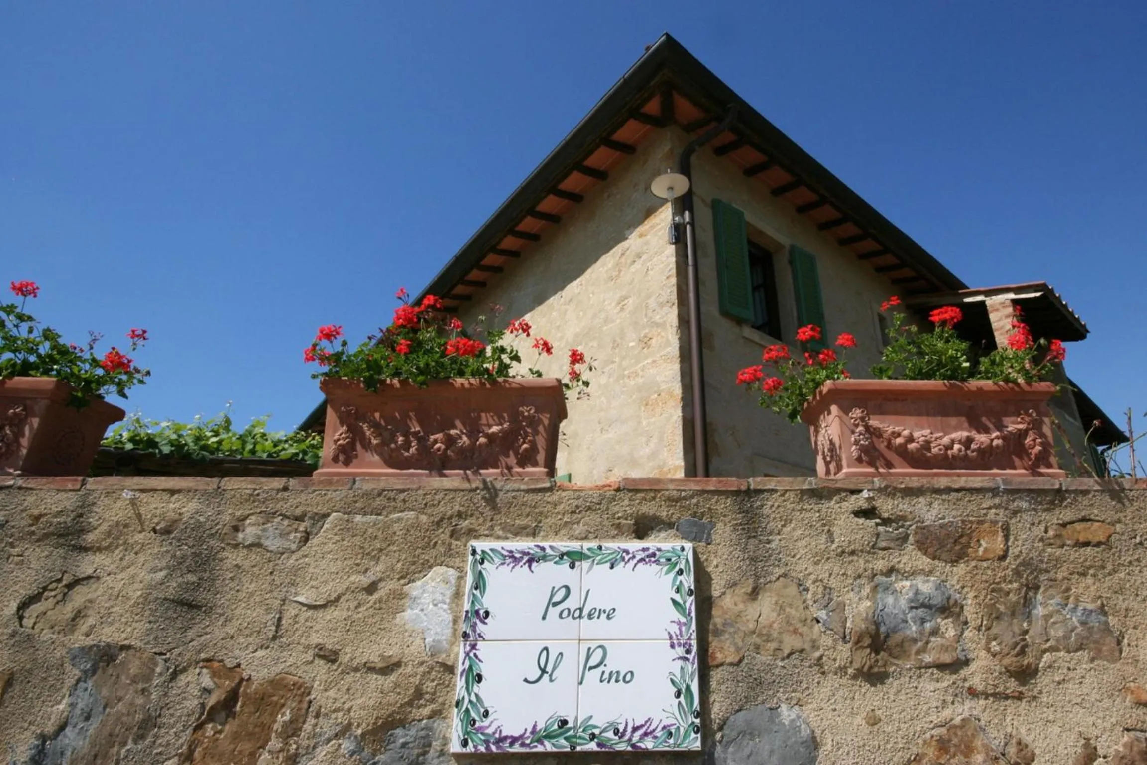 Facade/entrance in Podere Il Pino