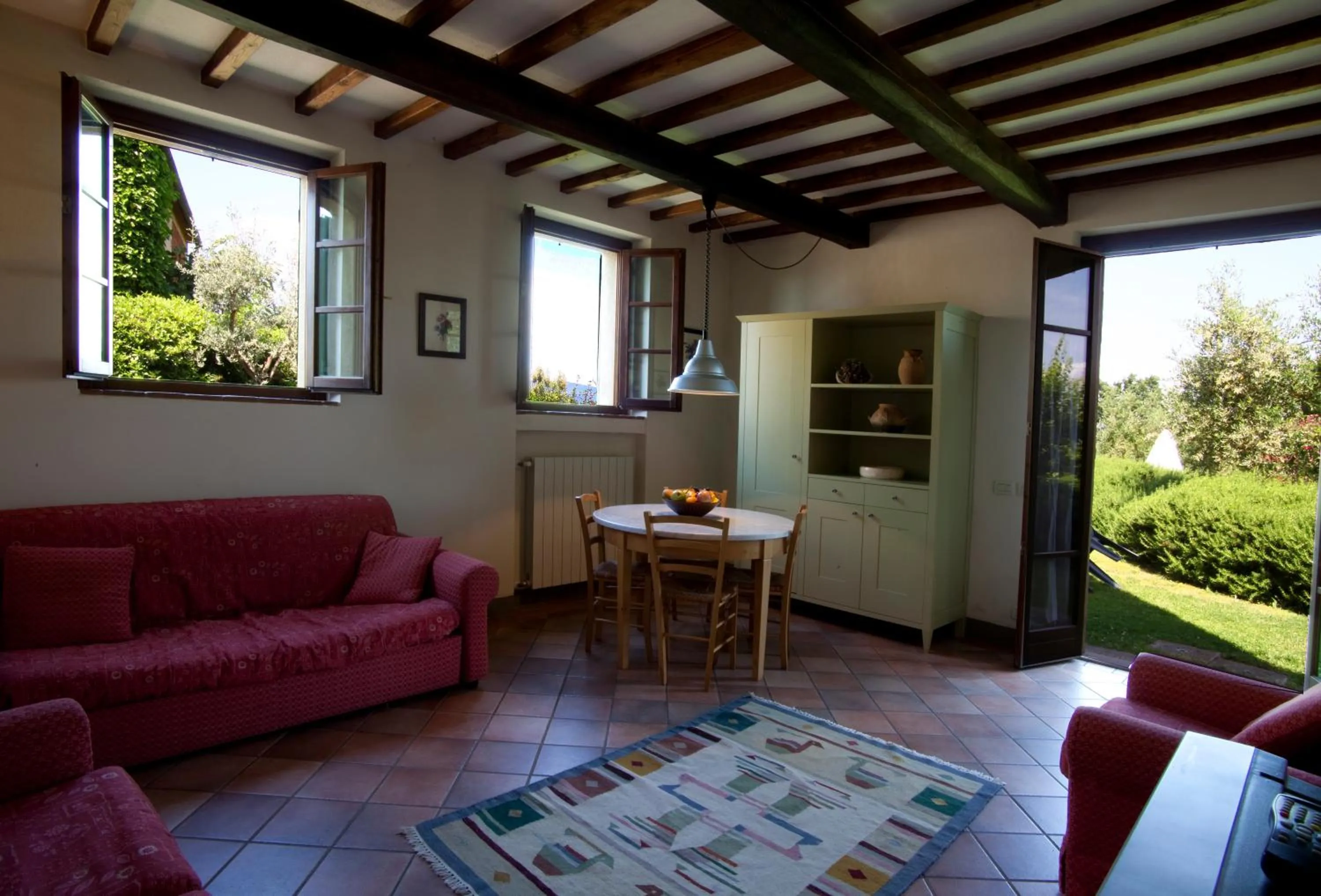 Living room in Podere Il Pino