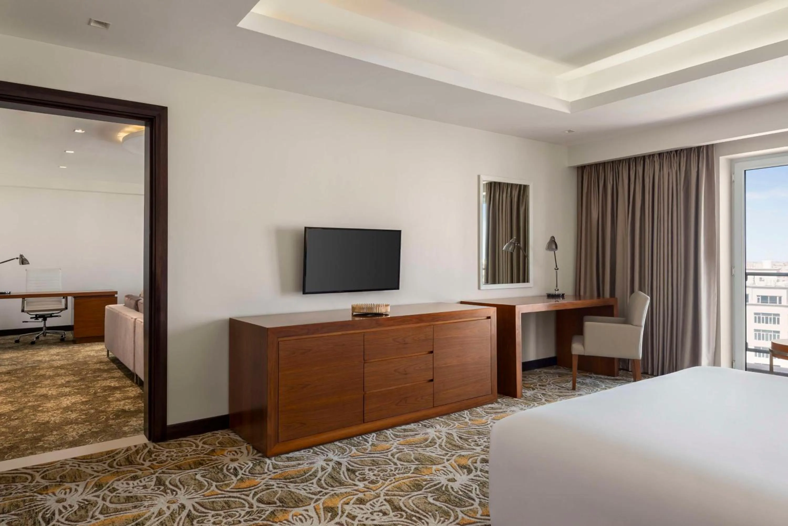 Photo of the whole room, Bed in Radisson Hotel Muscat Panorama