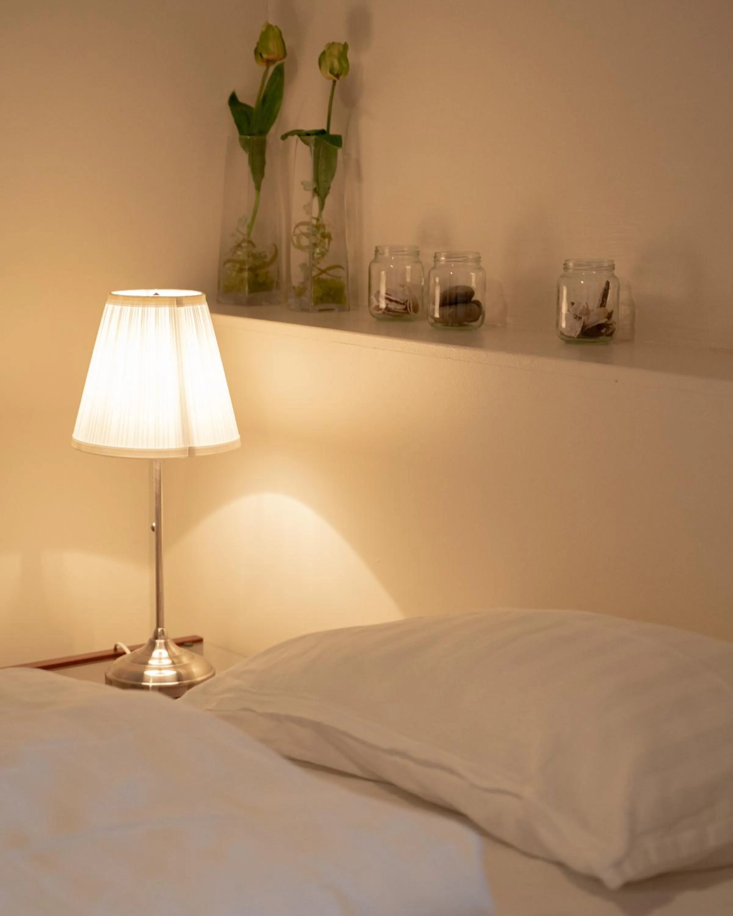 Bed in Fisherman Guesthouse Sudureyri