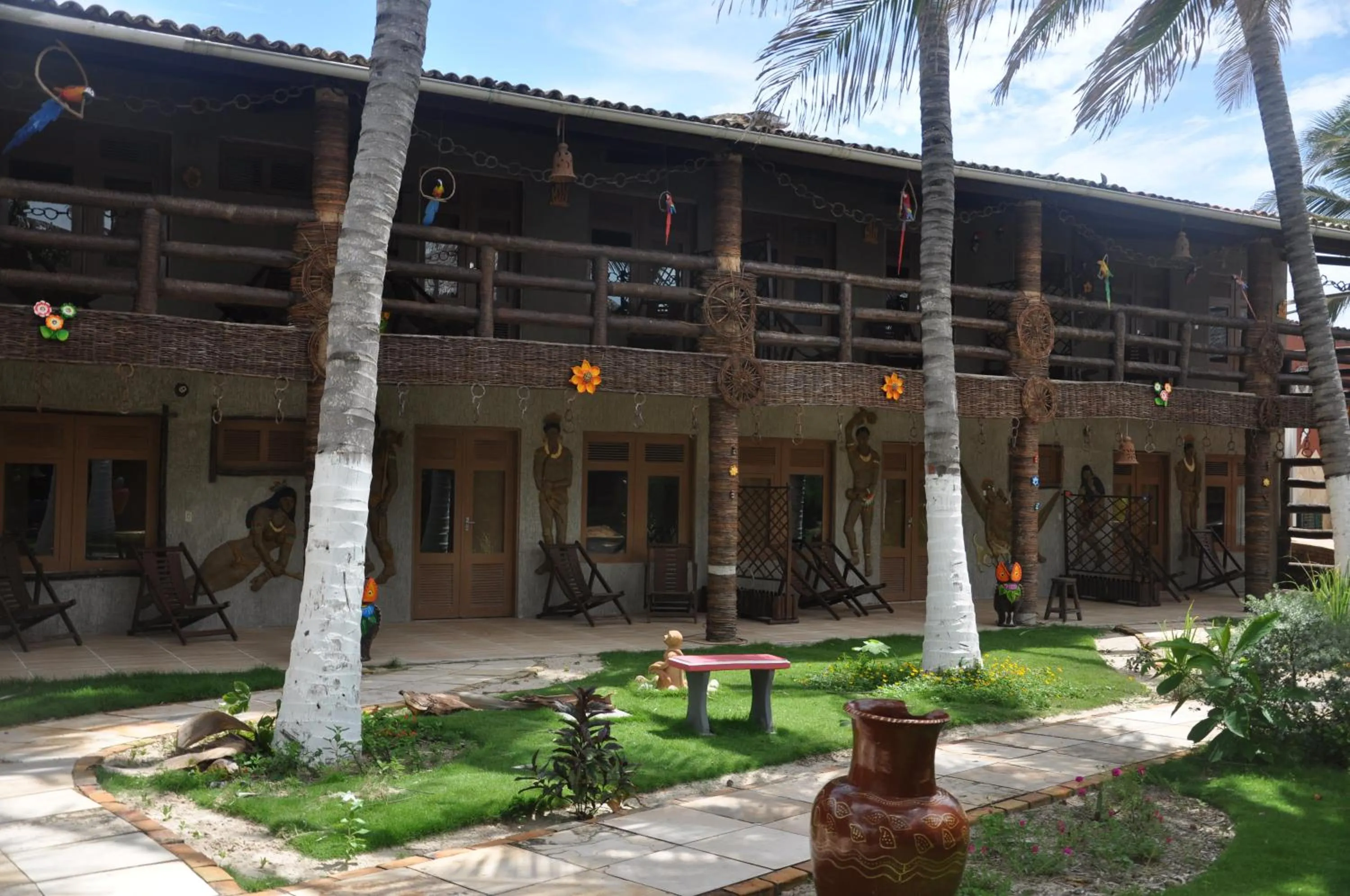 Patio in Ocas do Índio Hotel Spa