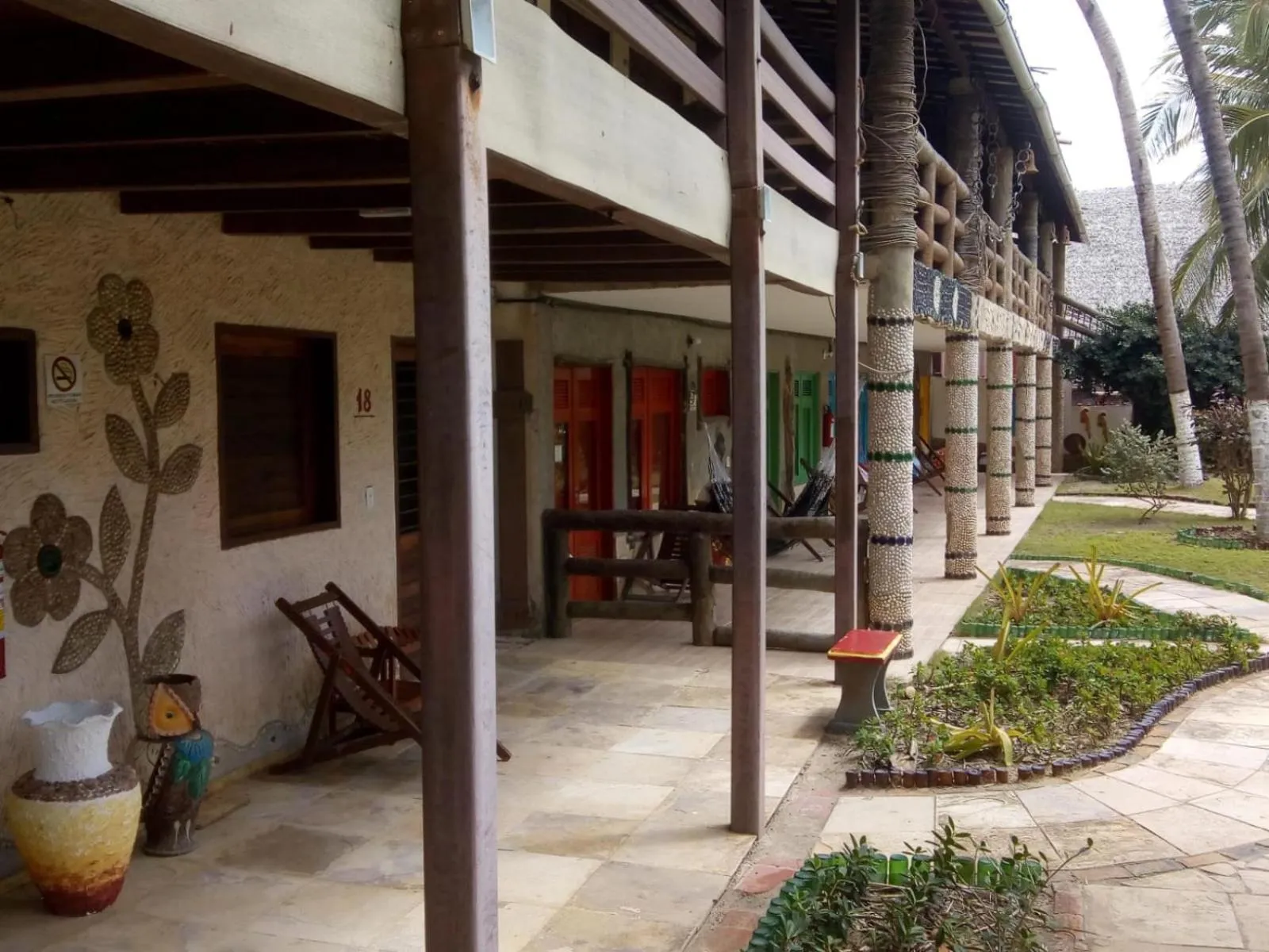 Patio in Ocas do Índio Hotel Spa
