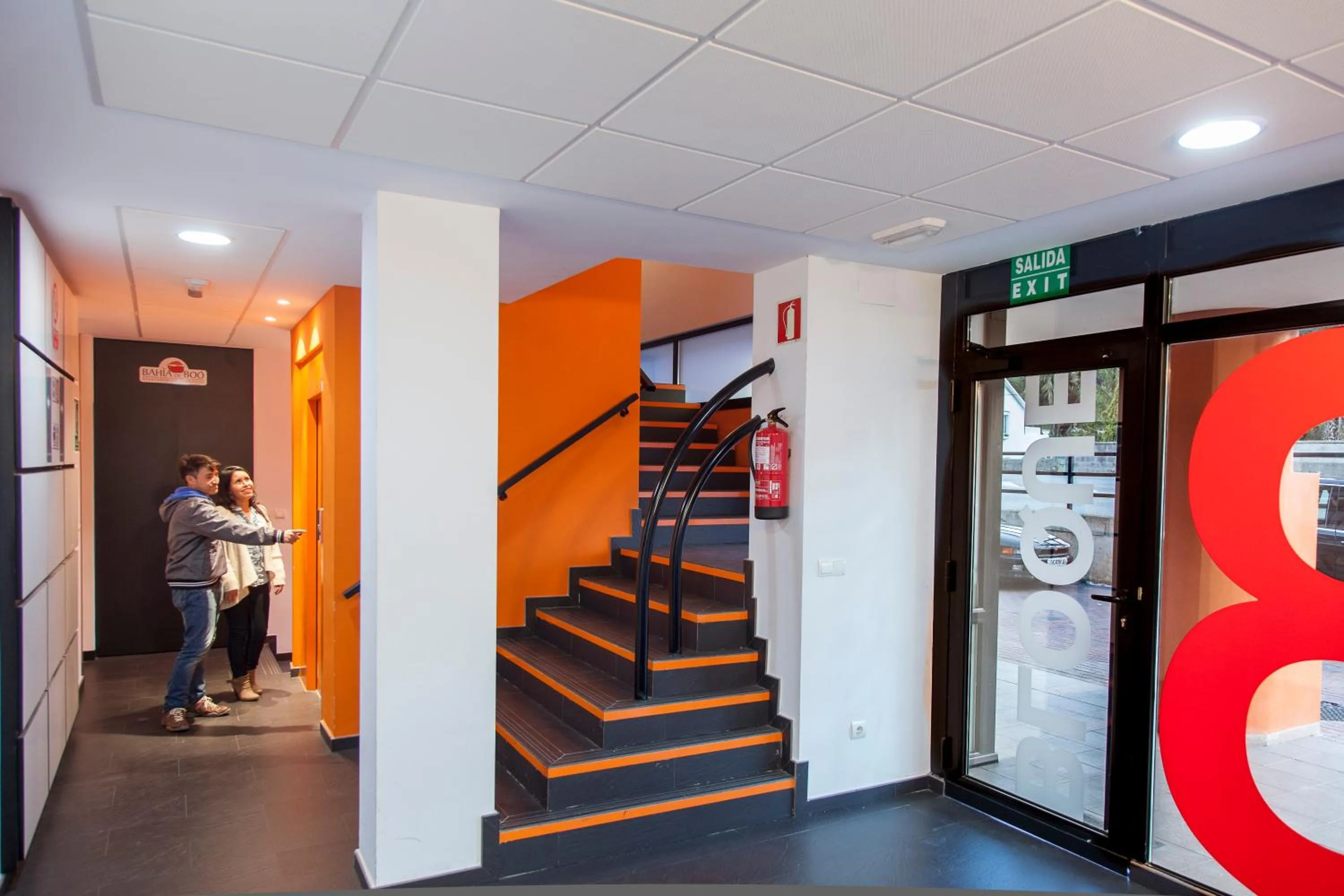 Lobby or reception in Apartamentos Bahía de Boó