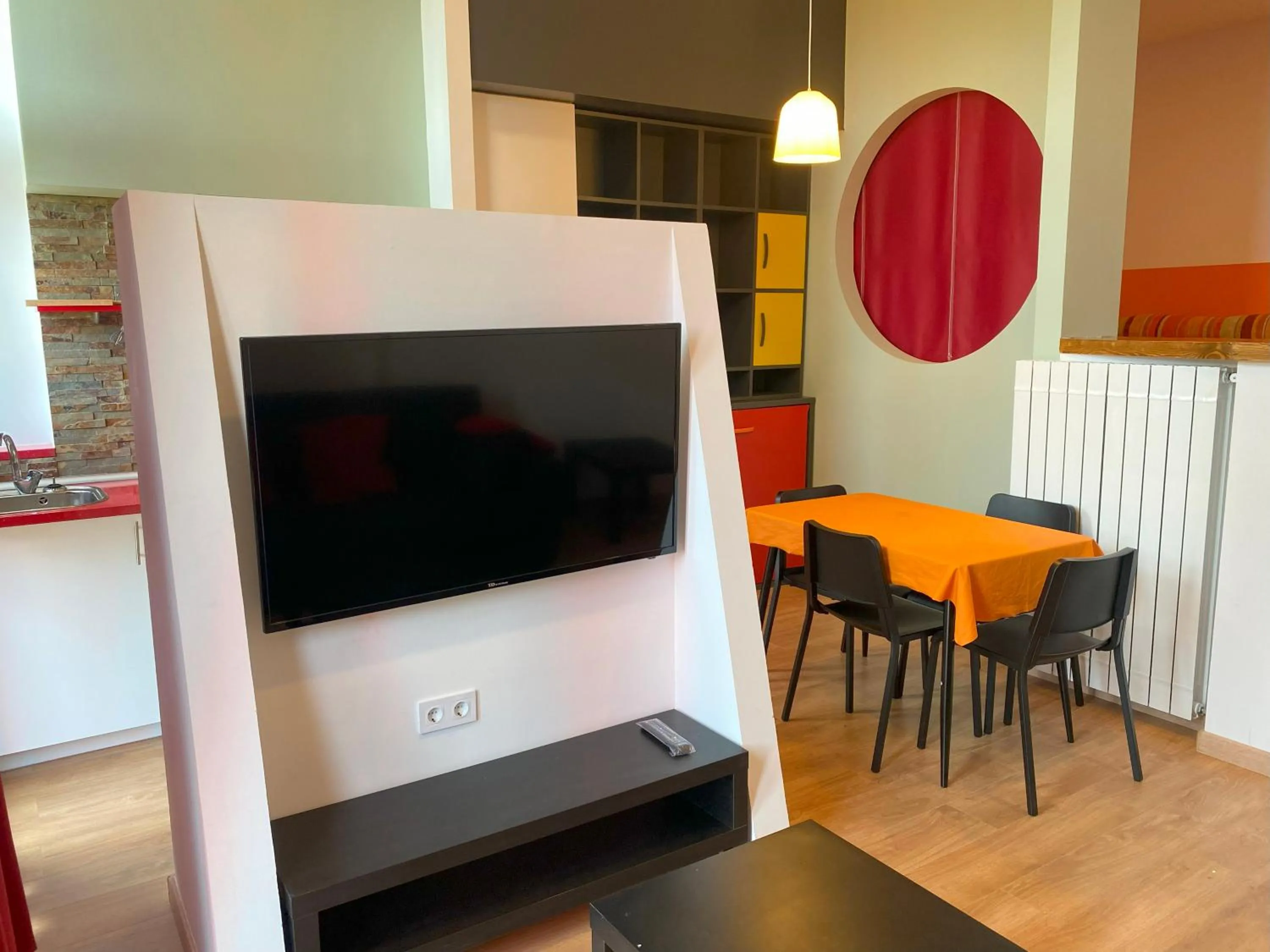 Seating area in Apartamentos Bahía de Boó