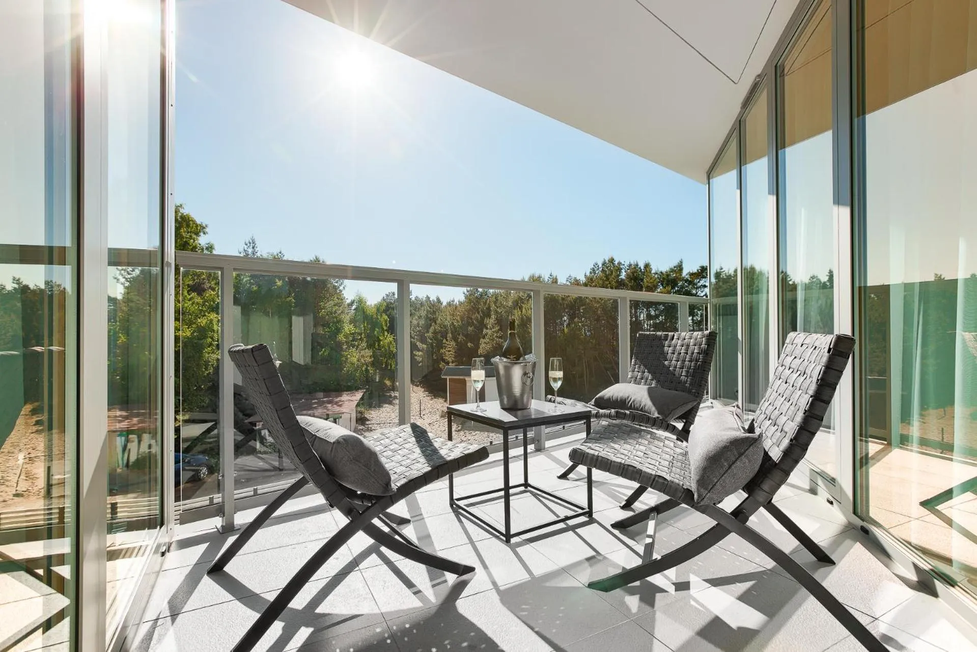 Patio in Dune Resort Mielno - B