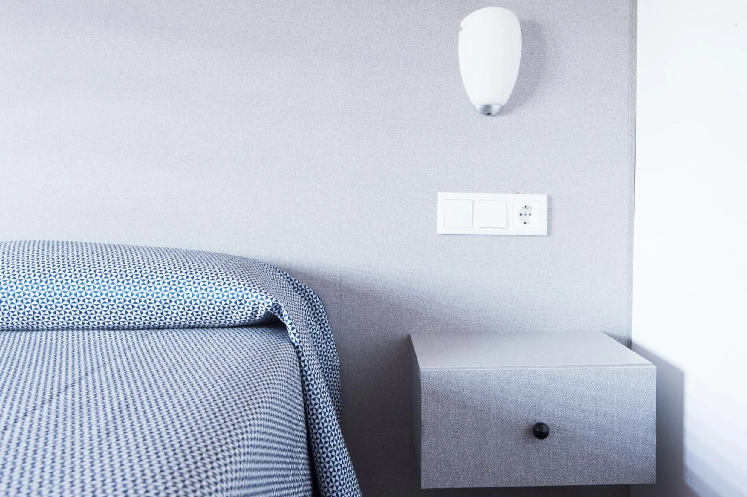 Decorative detail, Bed in Hostal Drassanes