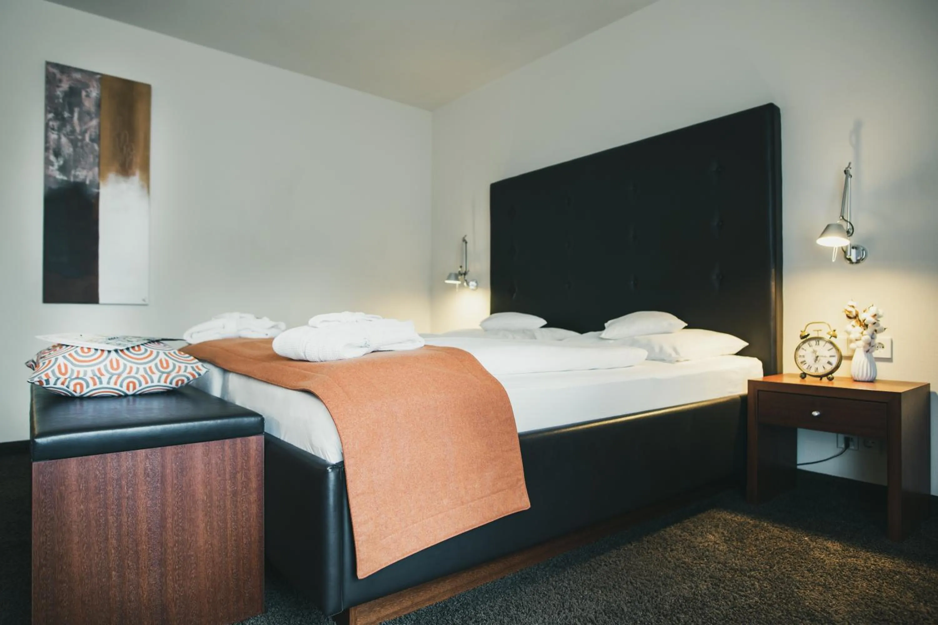 Photo of the whole room, Bed in Hotel Lauterbad