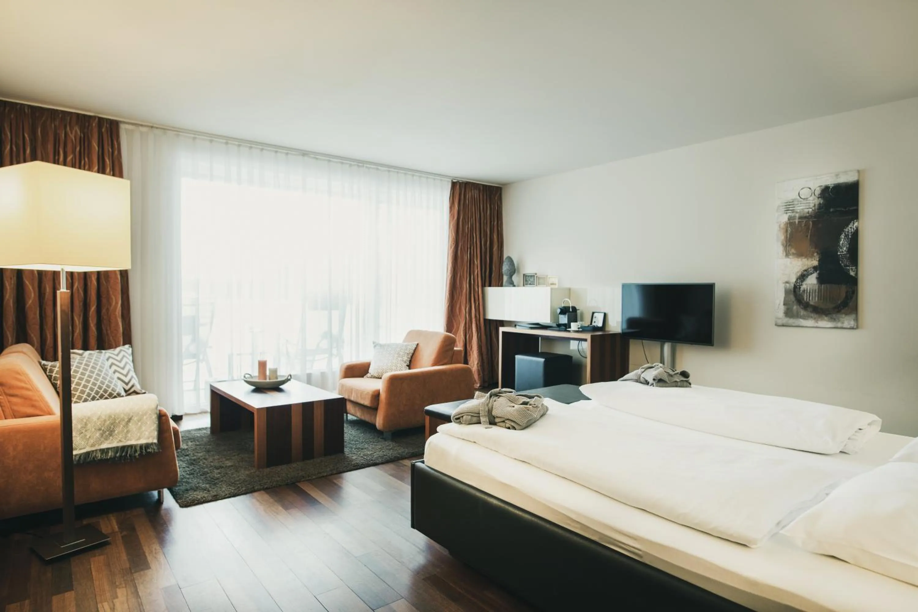 Photo of the whole room, Bed in Hotel Lauterbad