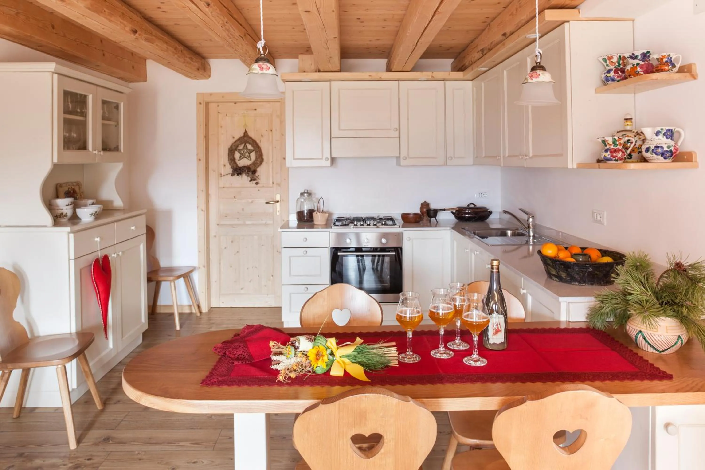 Kitchen or kitchenette in Albergo Diffuso Sauris in Sauris Di Sopra