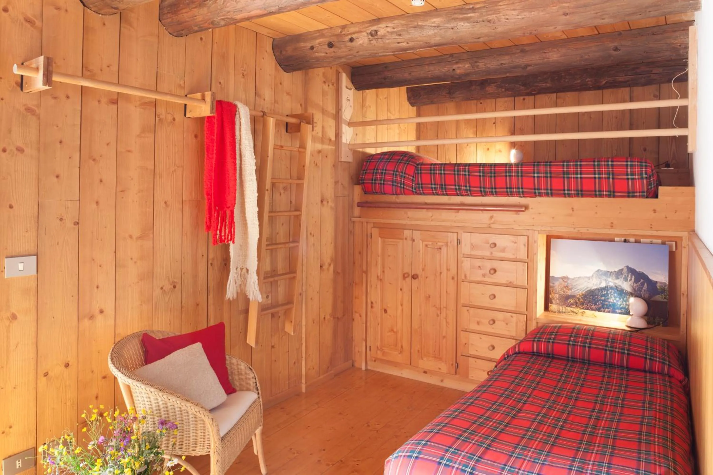 Bedroom, Bed in Albergo Diffuso Sauris in Sauris Di Sopra