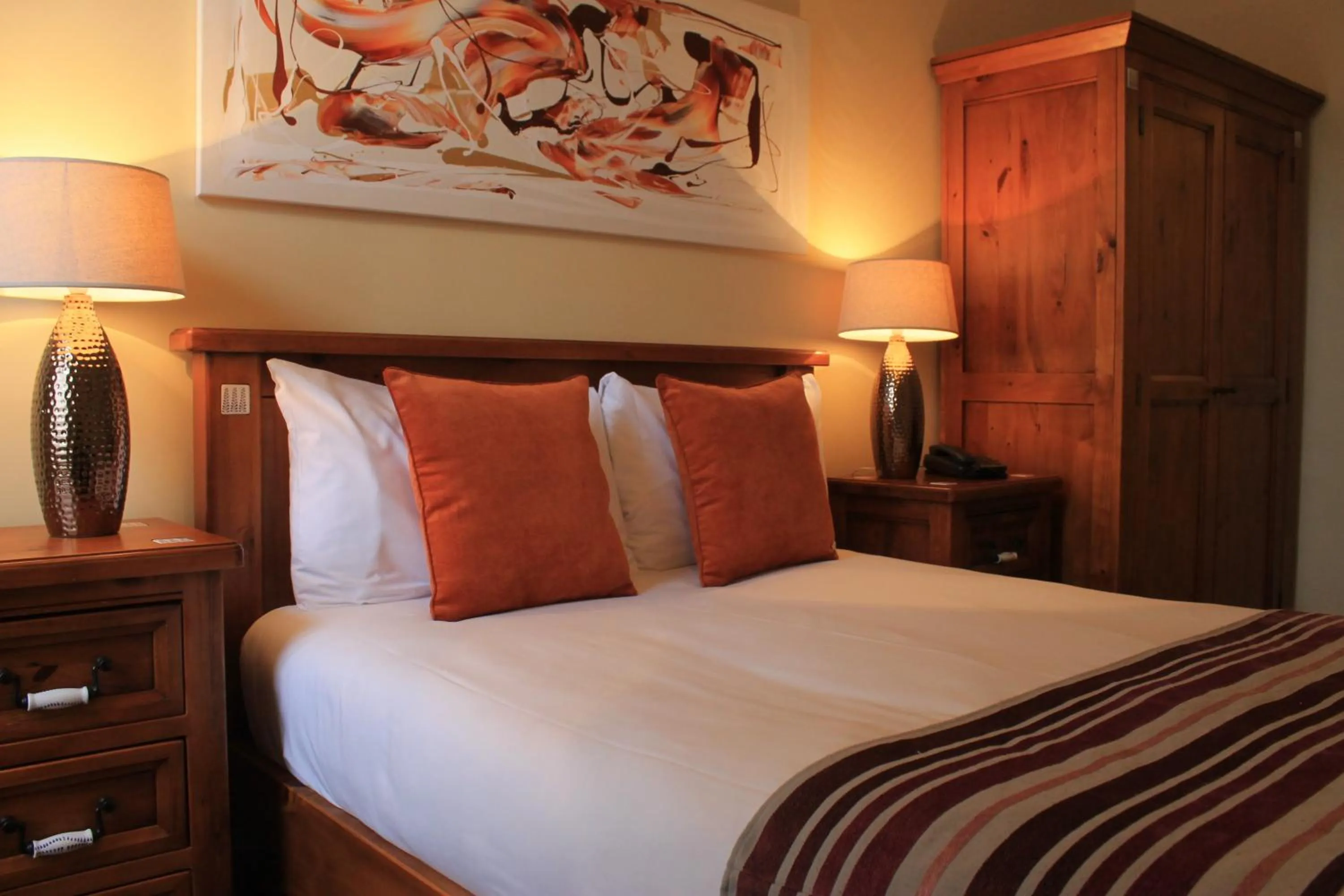 Decorative detail, Bed in Andover House Hotel & Restaurant - Adults only