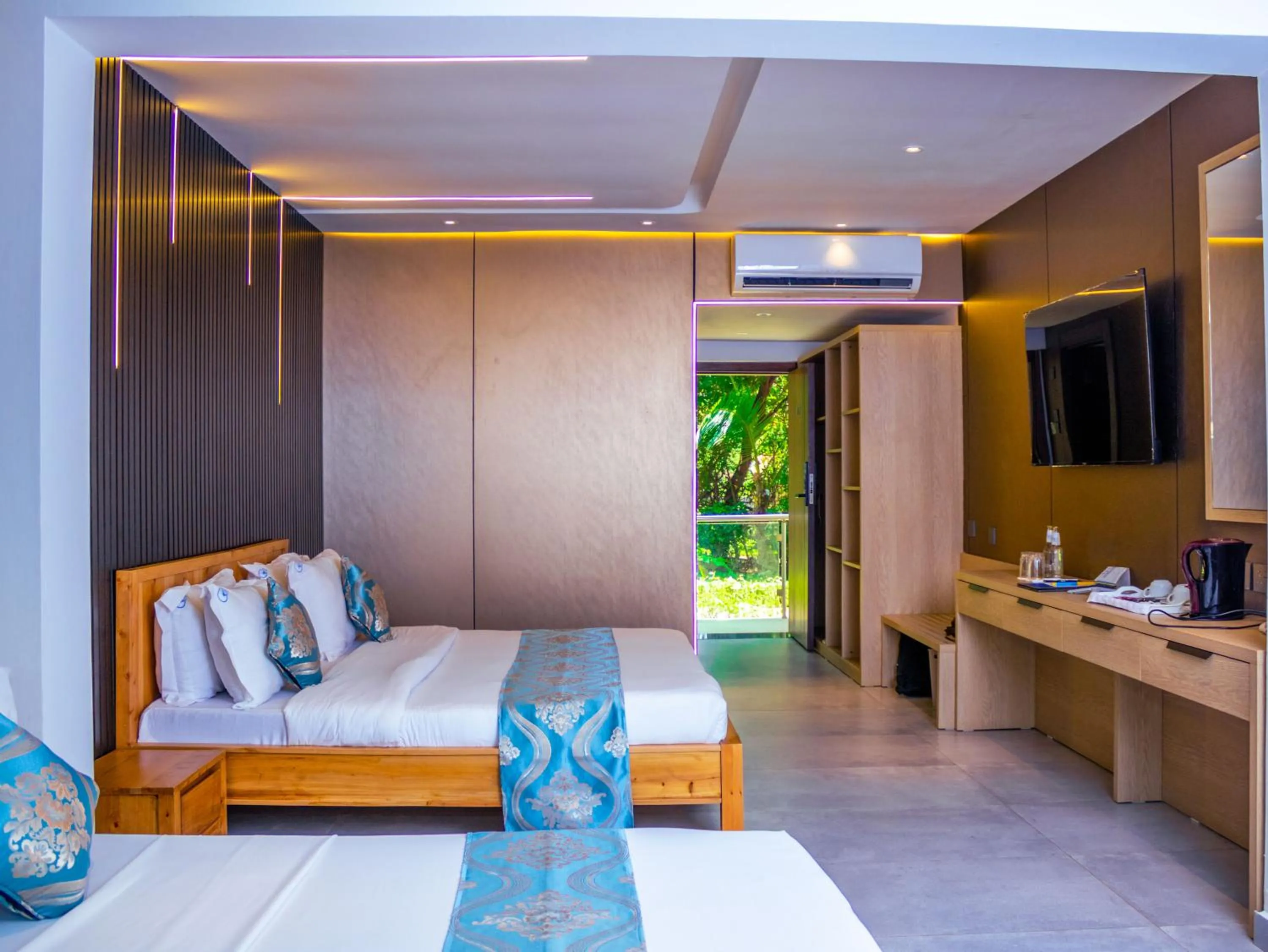 Bed in Reef Hotel Mombasa