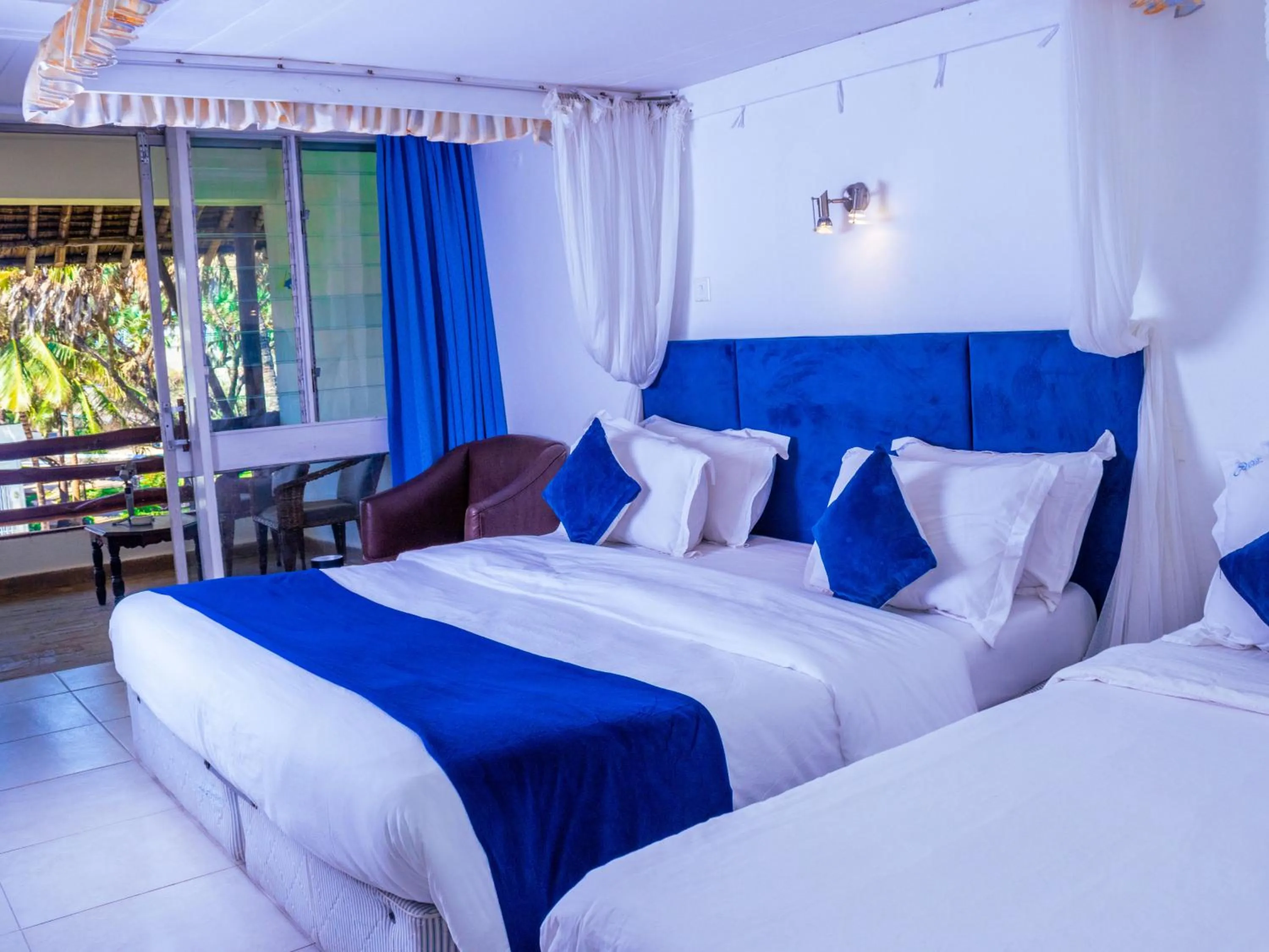 Bed in Reef Hotel Mombasa