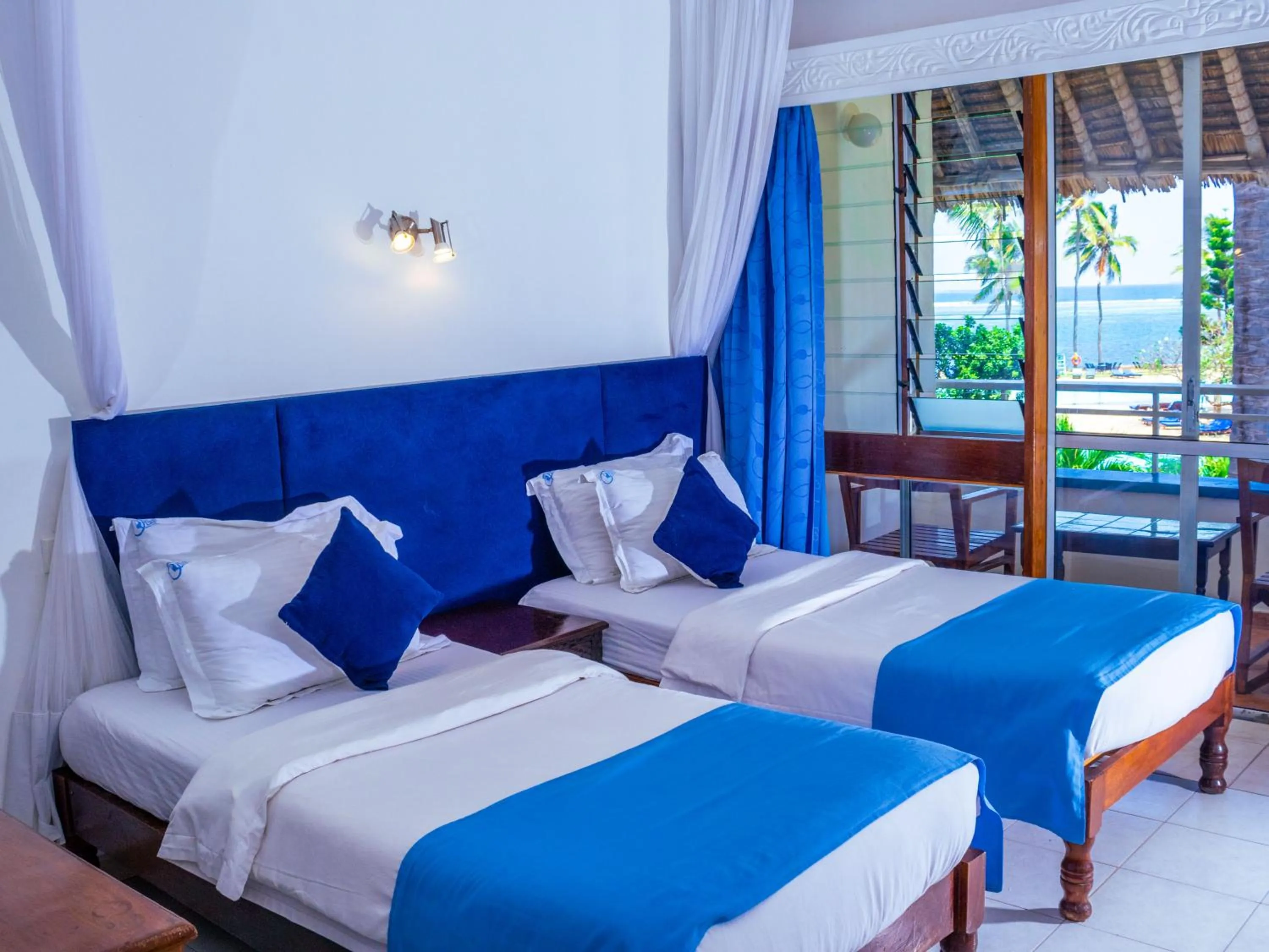 Bed in Reef Hotel Mombasa