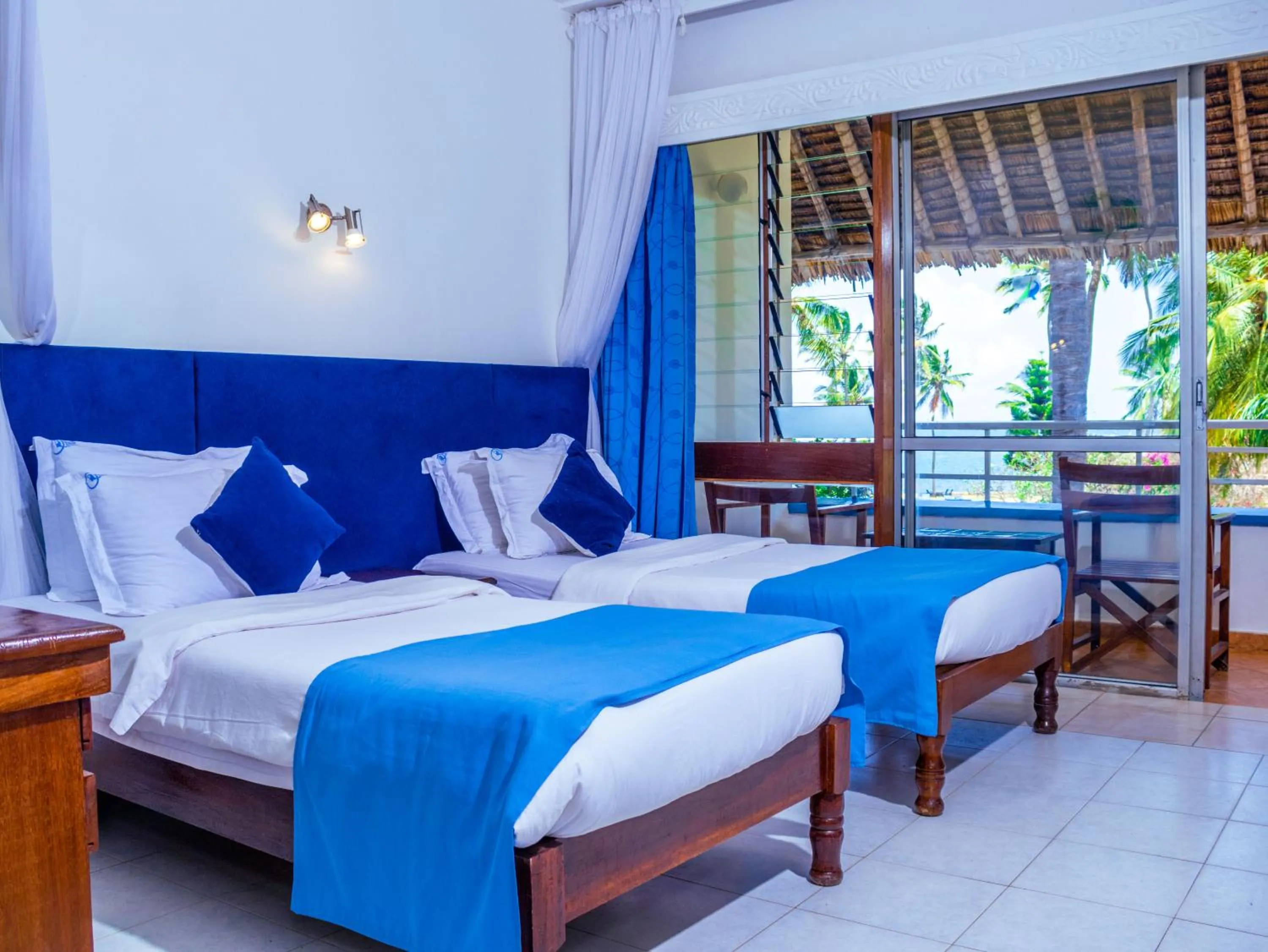 Bed in Reef Hotel Mombasa