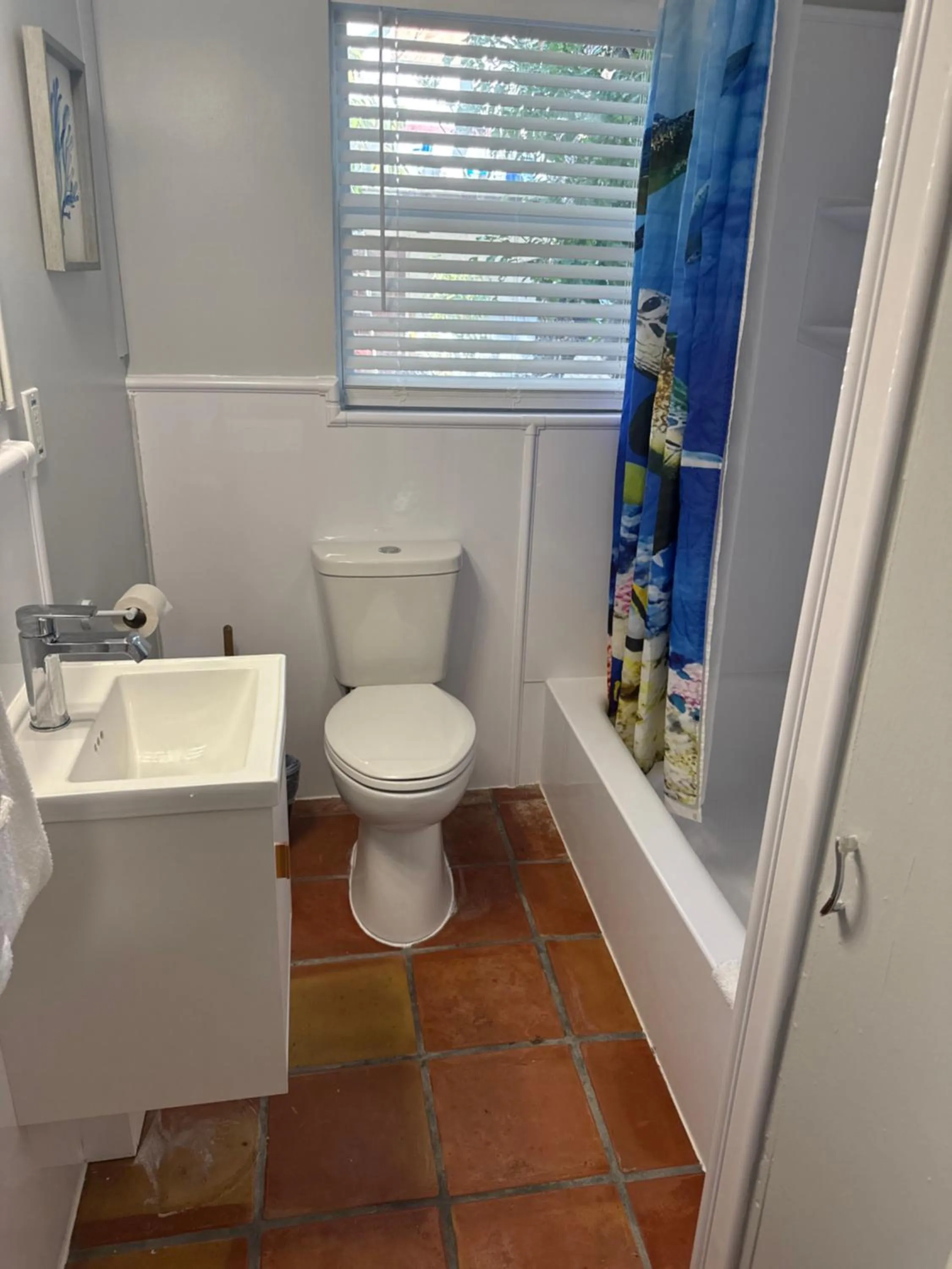 Bathroom in Barefoot Bay Resort Motel