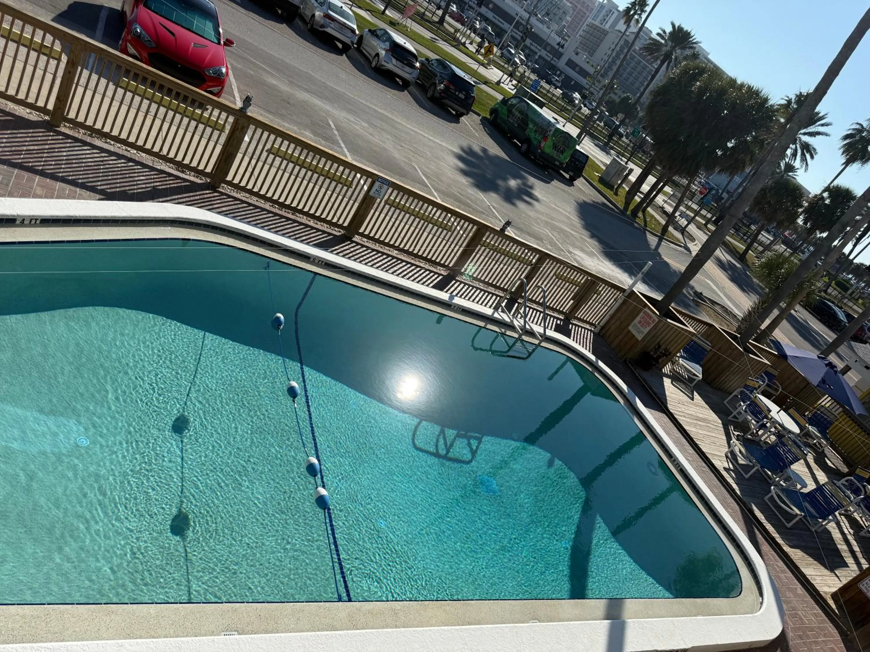 Swimming pool in Barefoot Bay Resort Motel