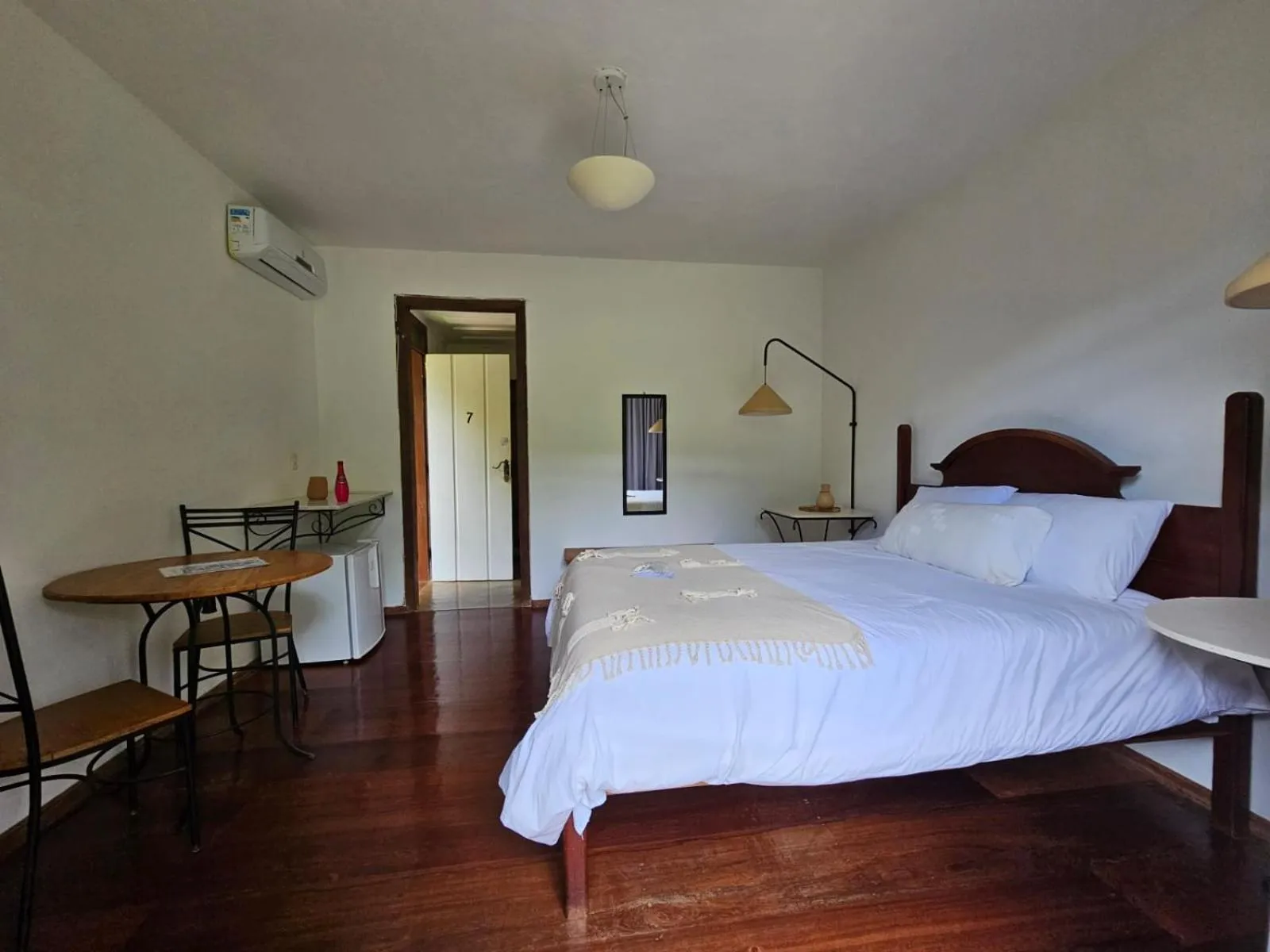 Bed in Pousada Vagalume