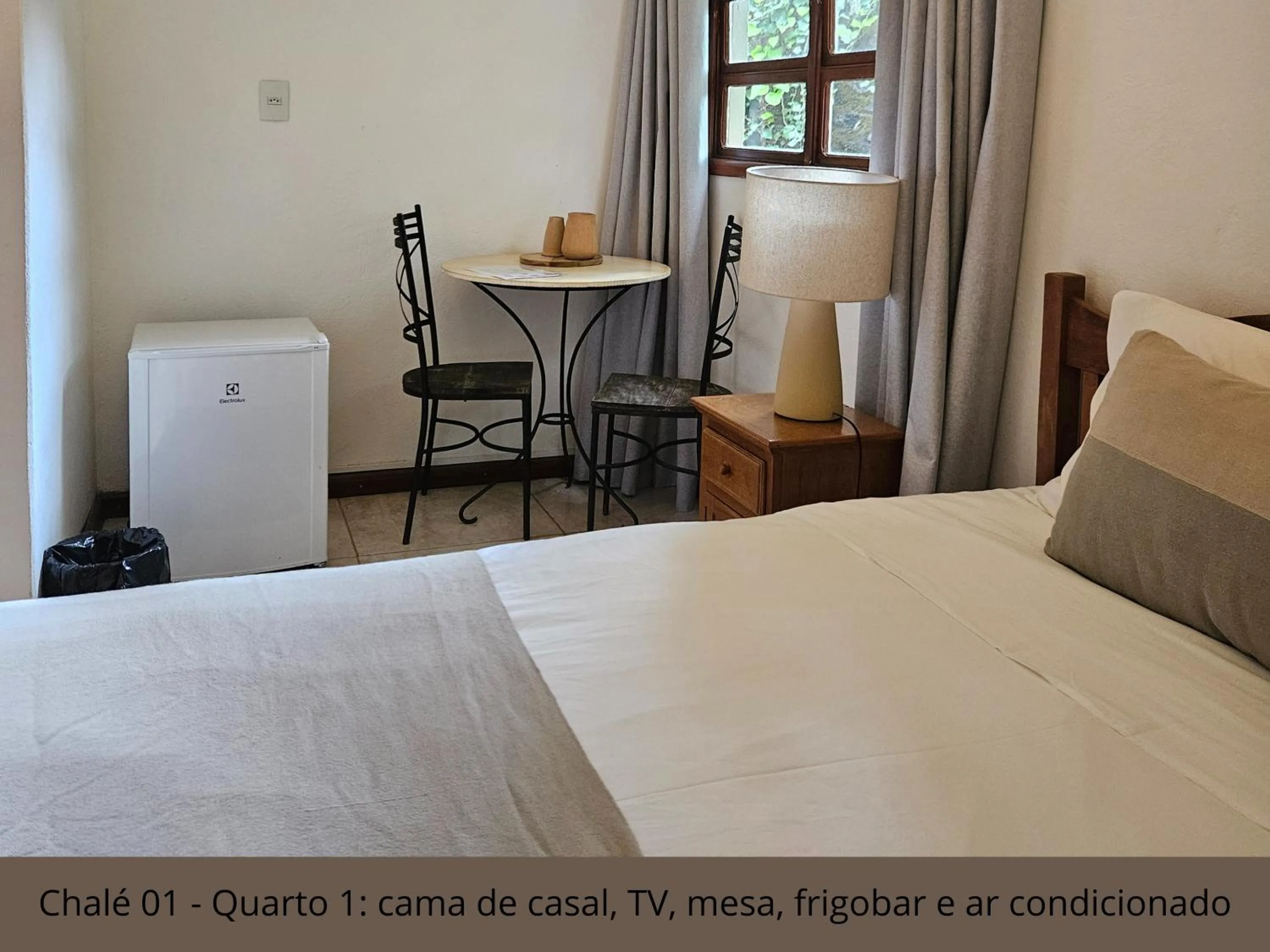 Bed in Pousada Vagalume