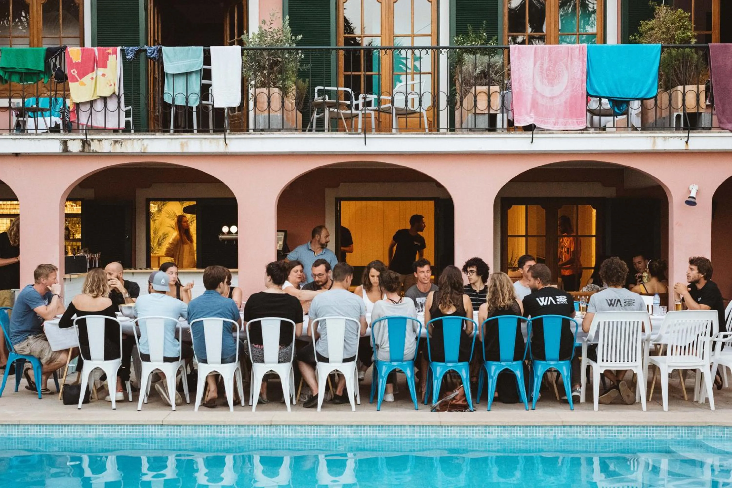 Patio in Nice Way Cascais Hostel & Surf Camp