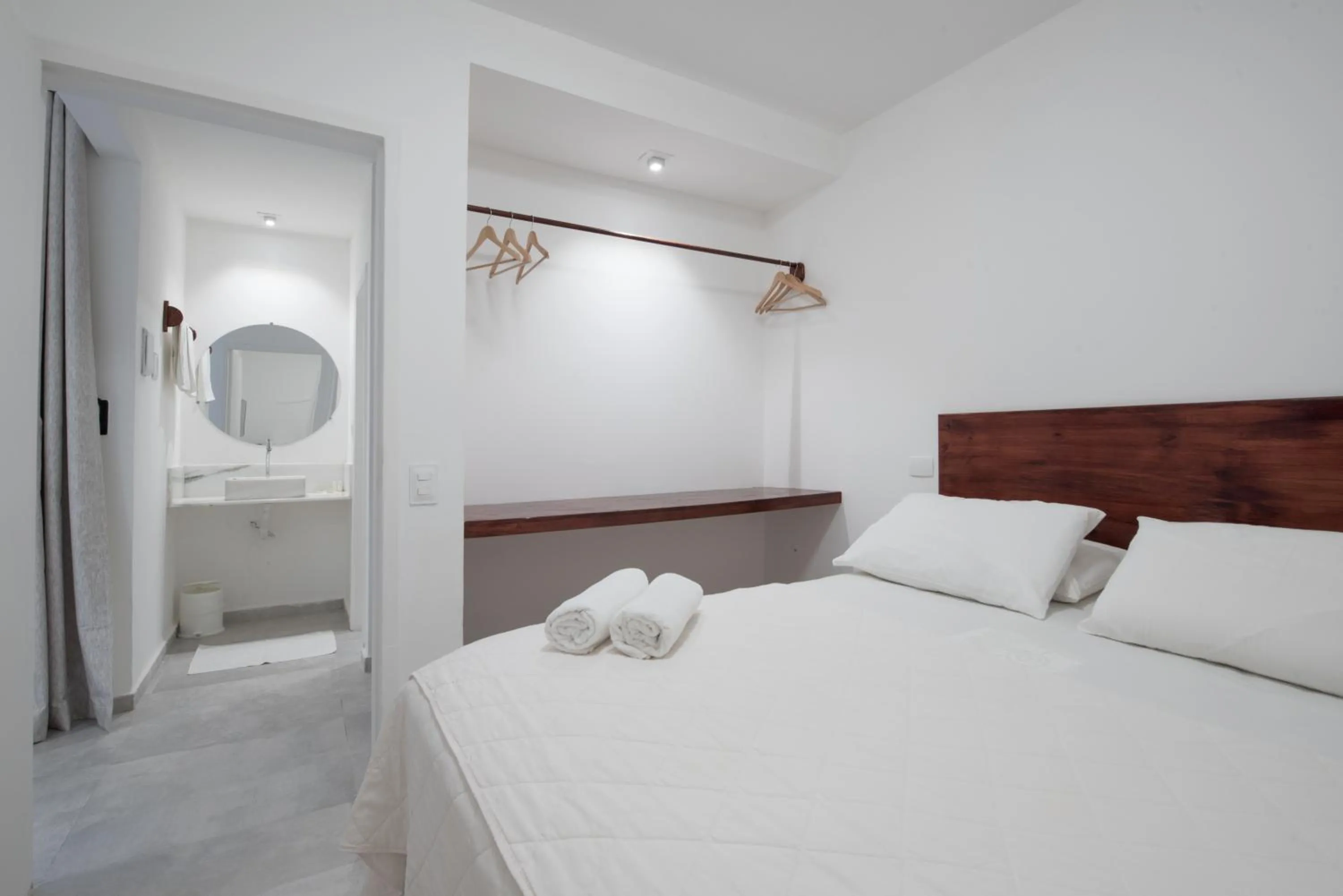 Bed in Pousada Quatro Estações