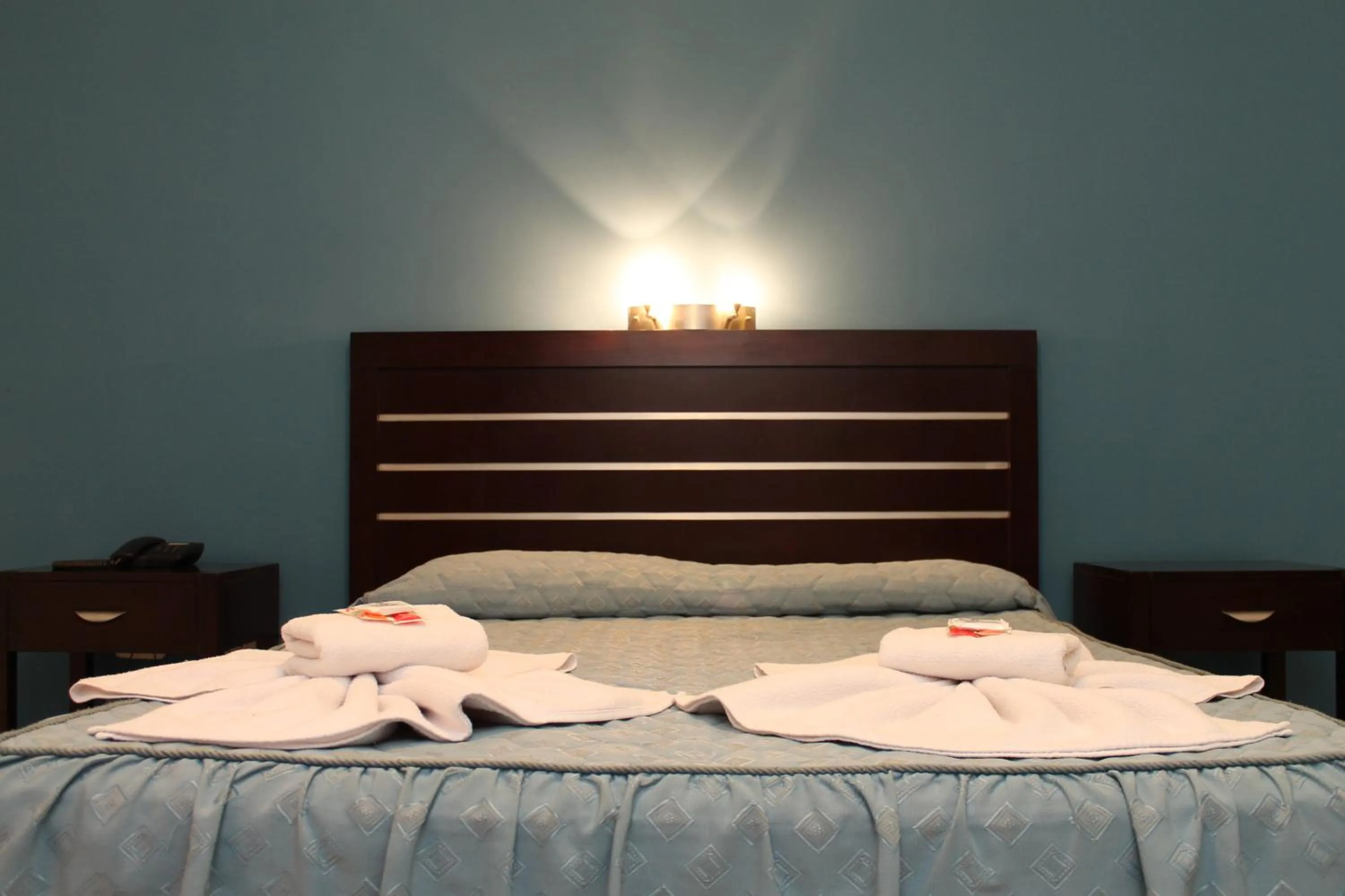 Bed in Brisas del Lago Apart y Hotel