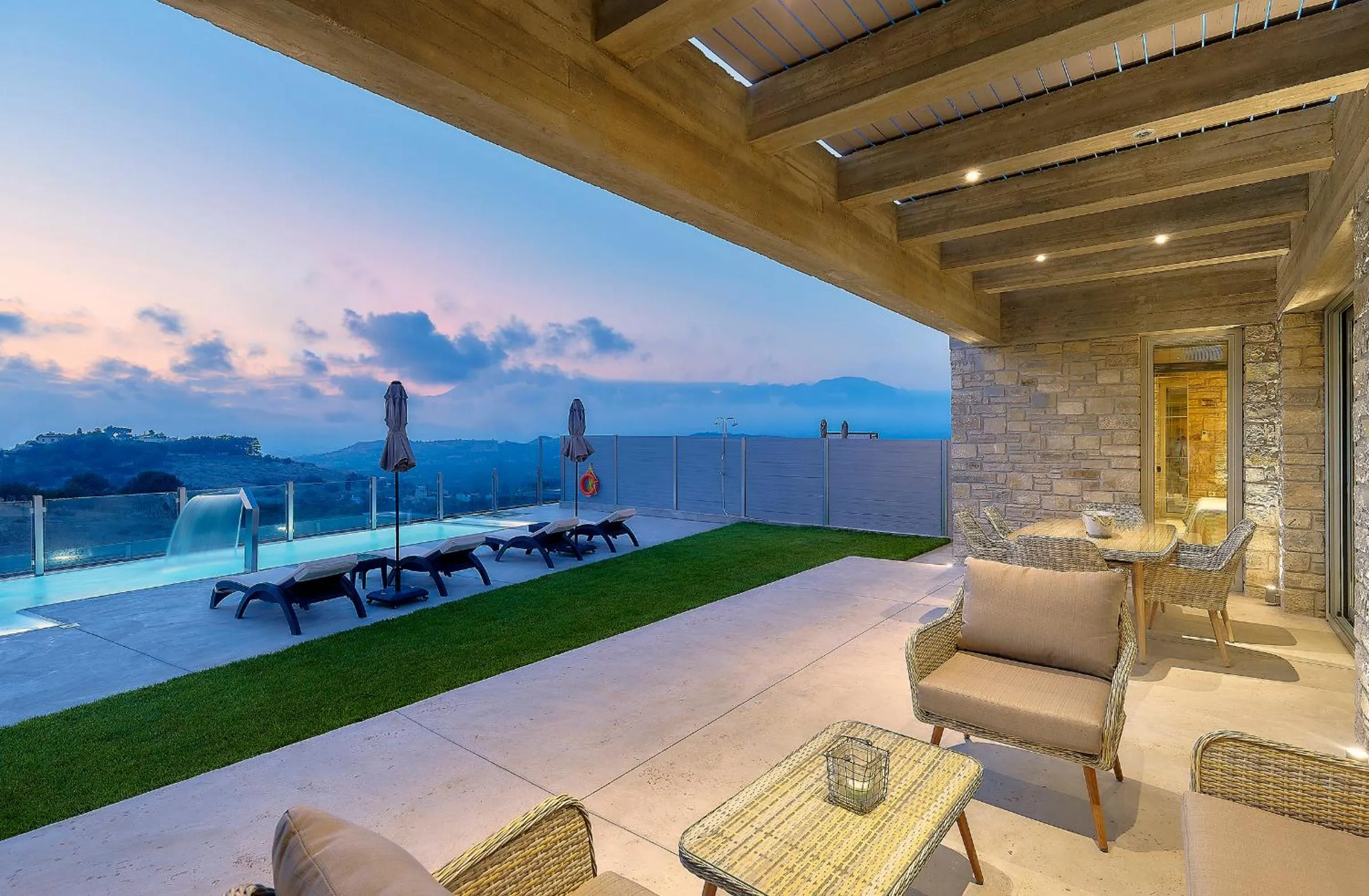 Balcony/Terrace in Kouros n' Kori Villas