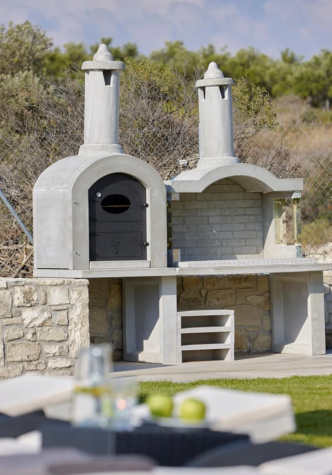 BBQ facilities in Kouros n' Kori Villas