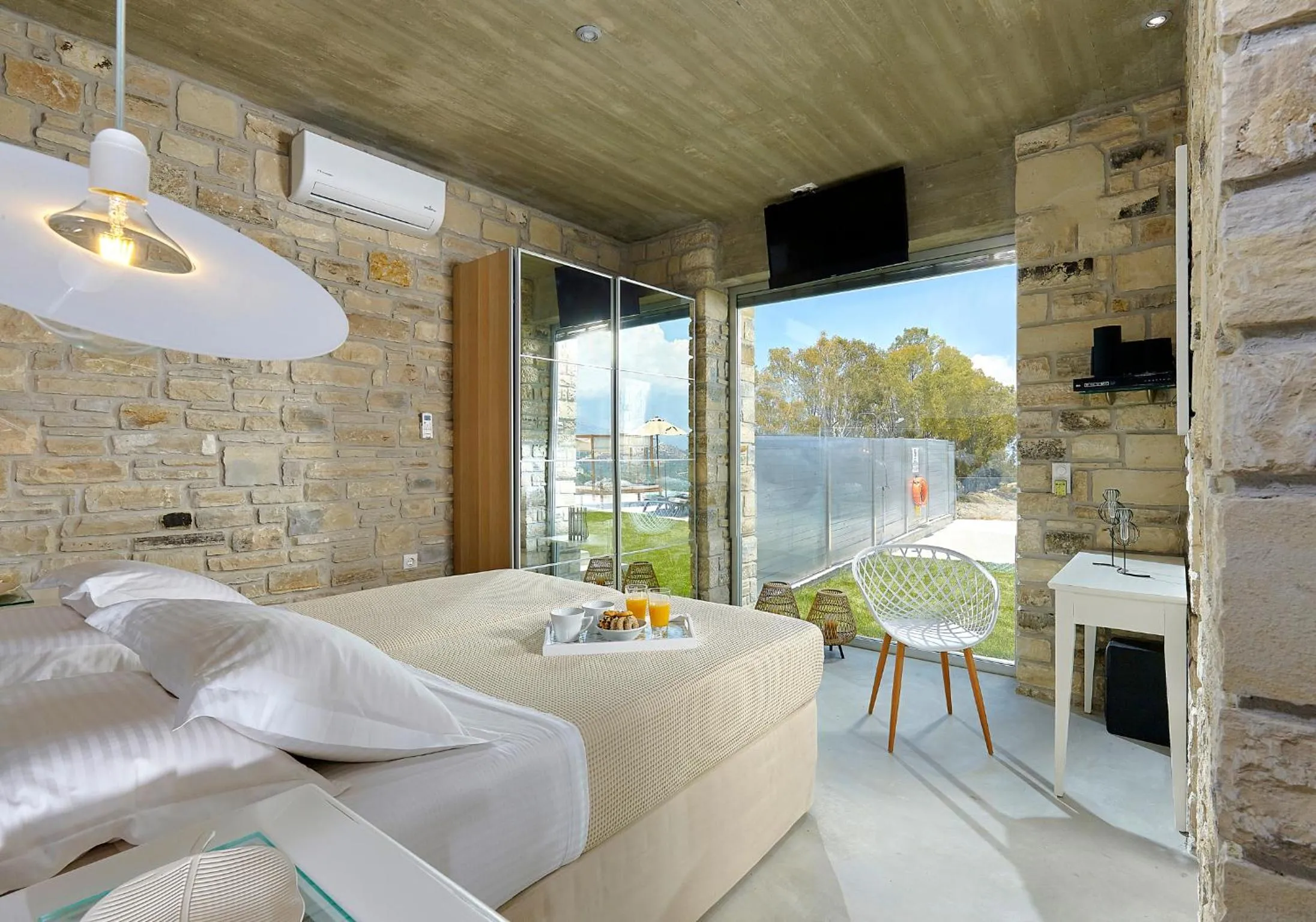 Bedroom in Kouros n' Kori Villas