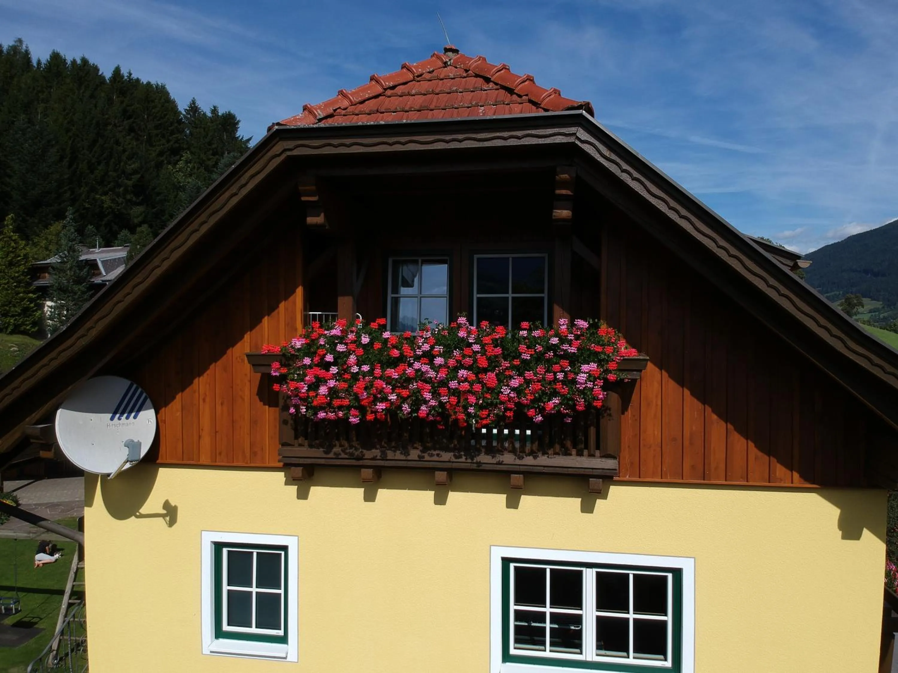 Mountain view in Ferienwohnungen Simonbauer