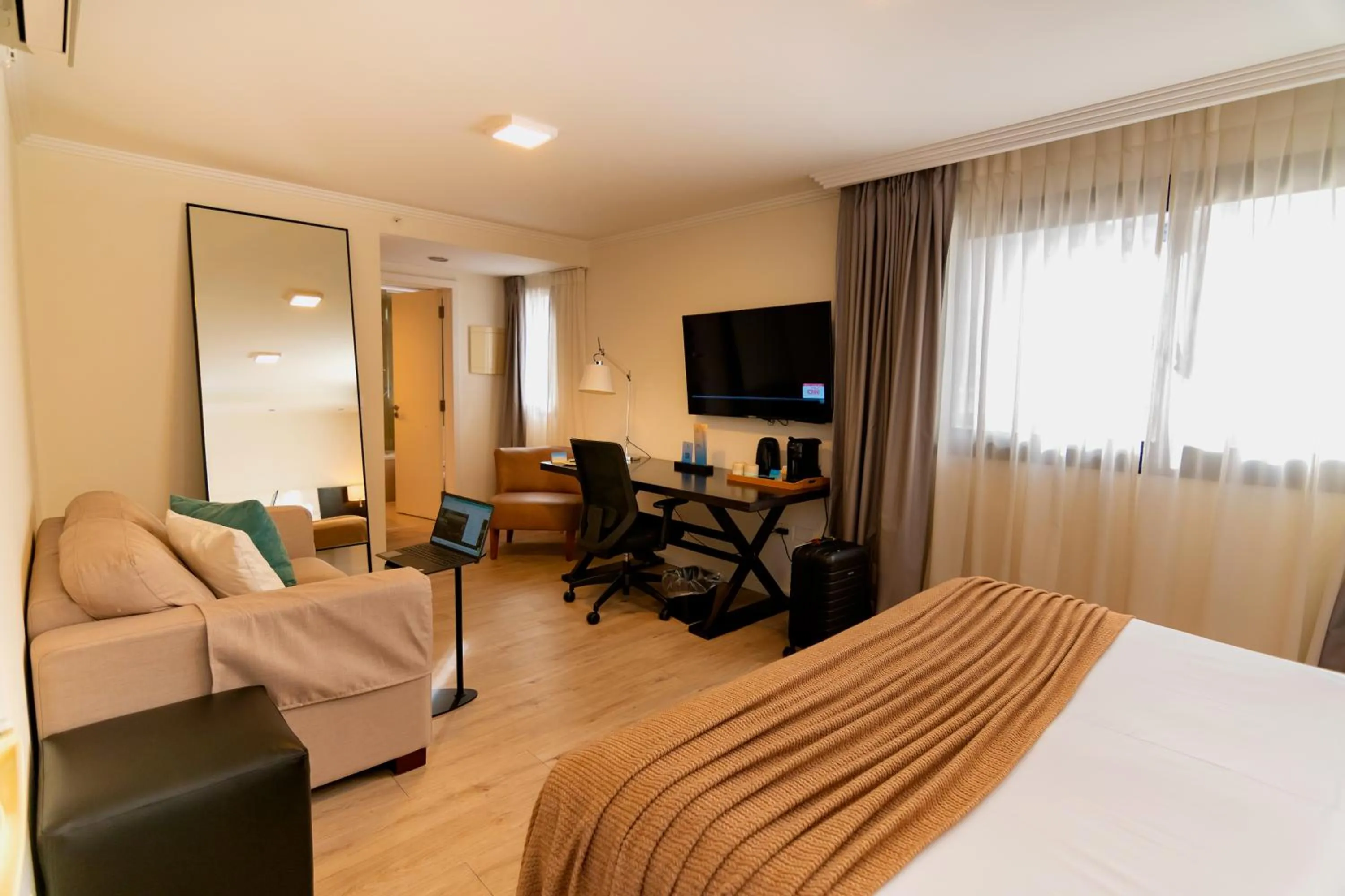 Bed in After Hotel Montevideo