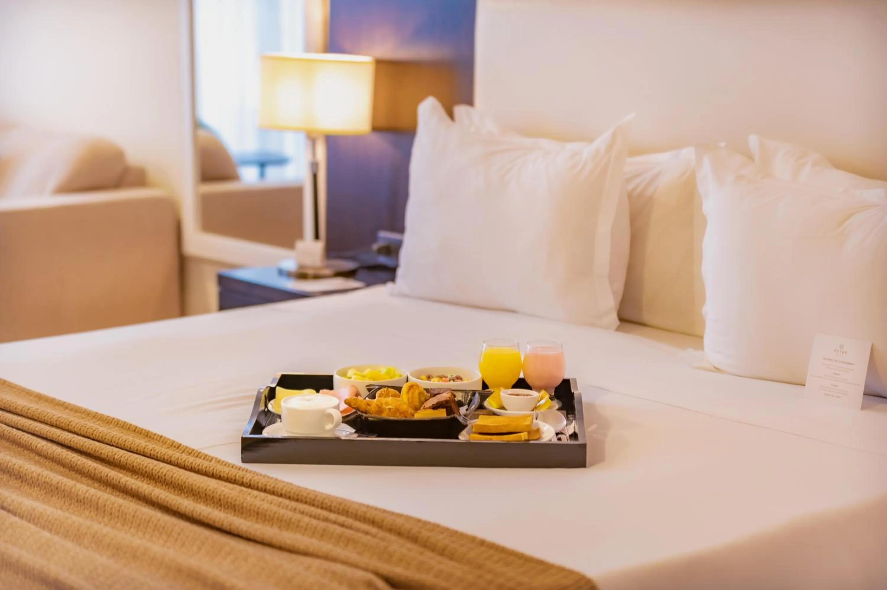 Bed in After Hotel Montevideo