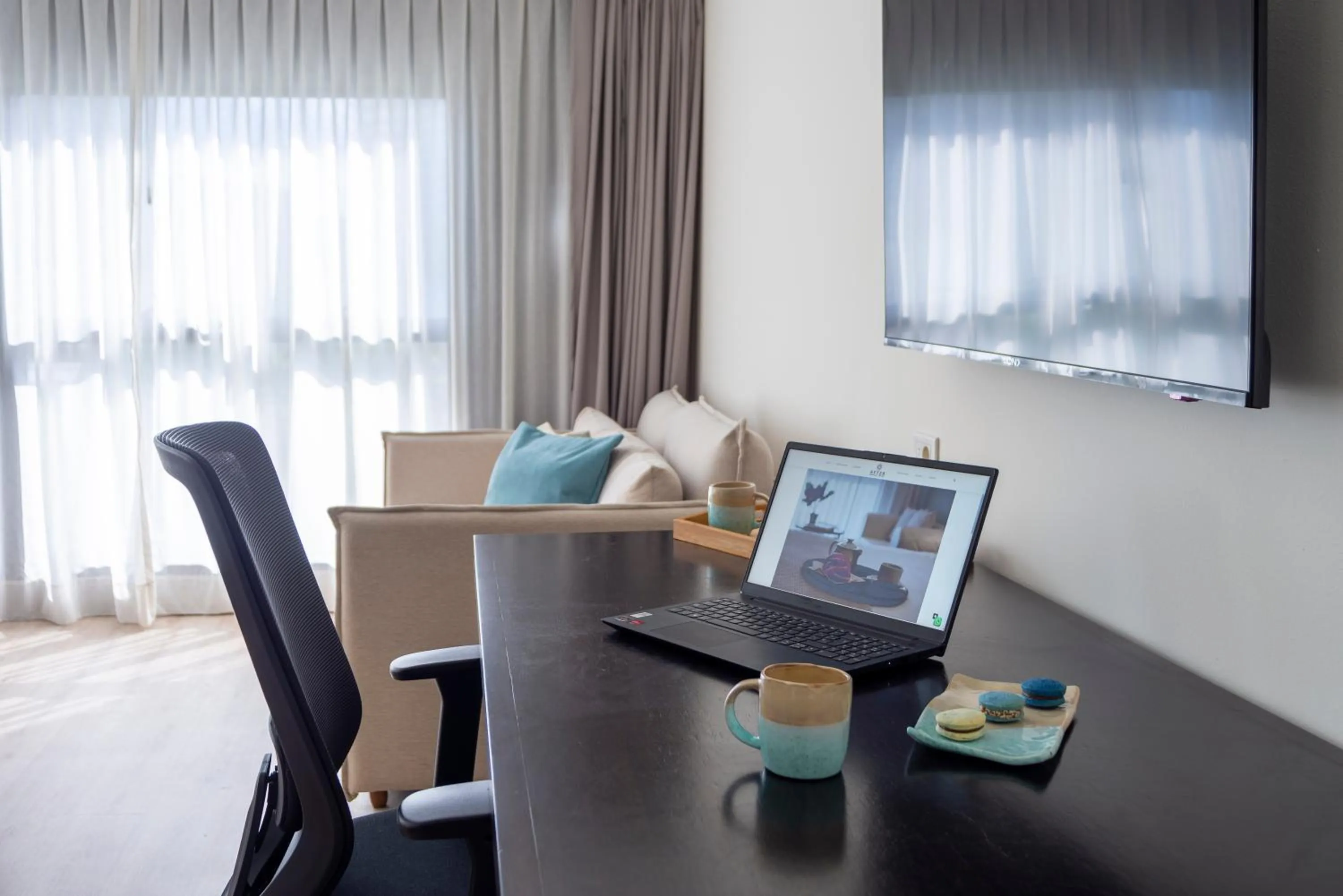 Seating area in After Hotel Montevideo