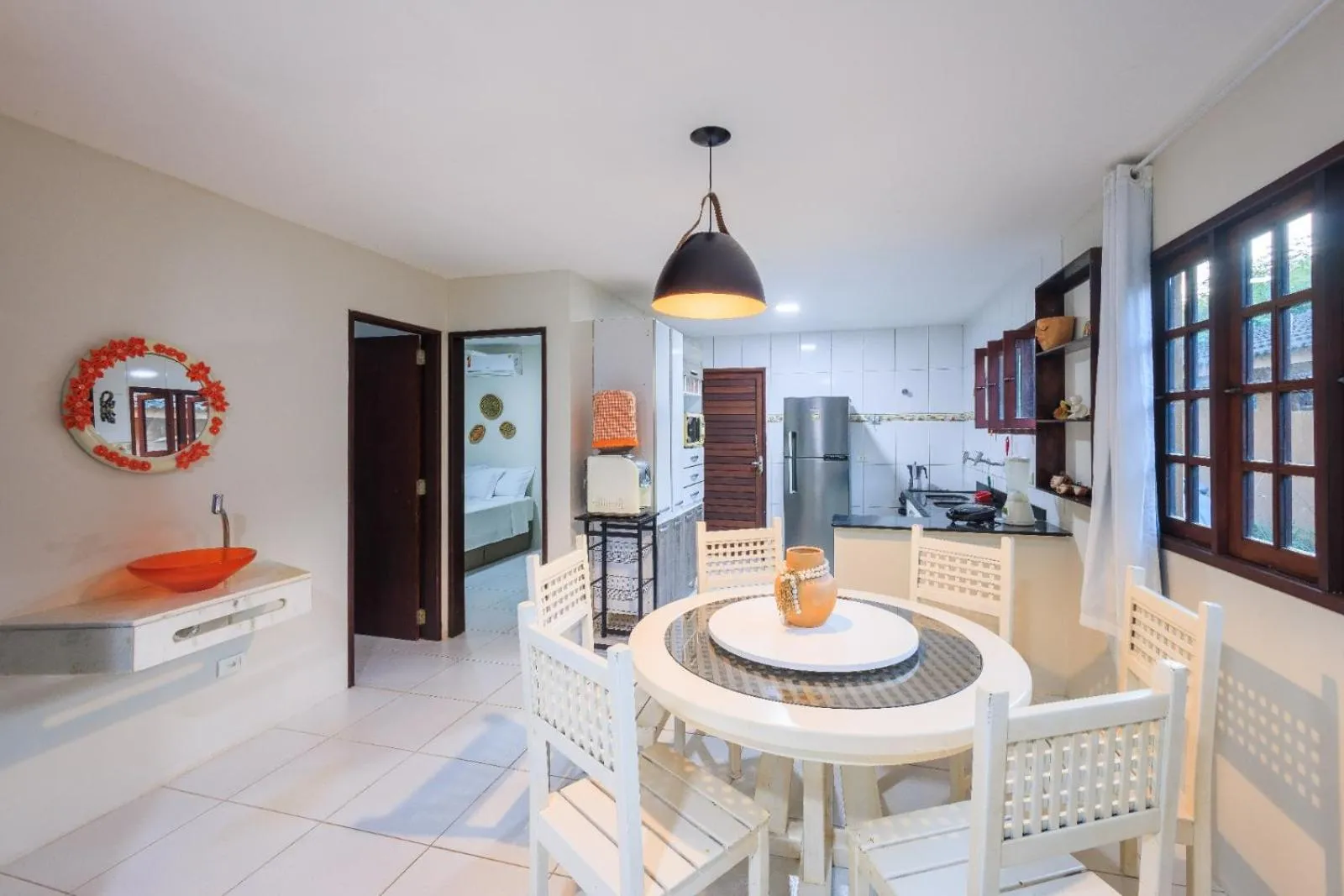 Kitchen or kitchenette in Chales Maragogi