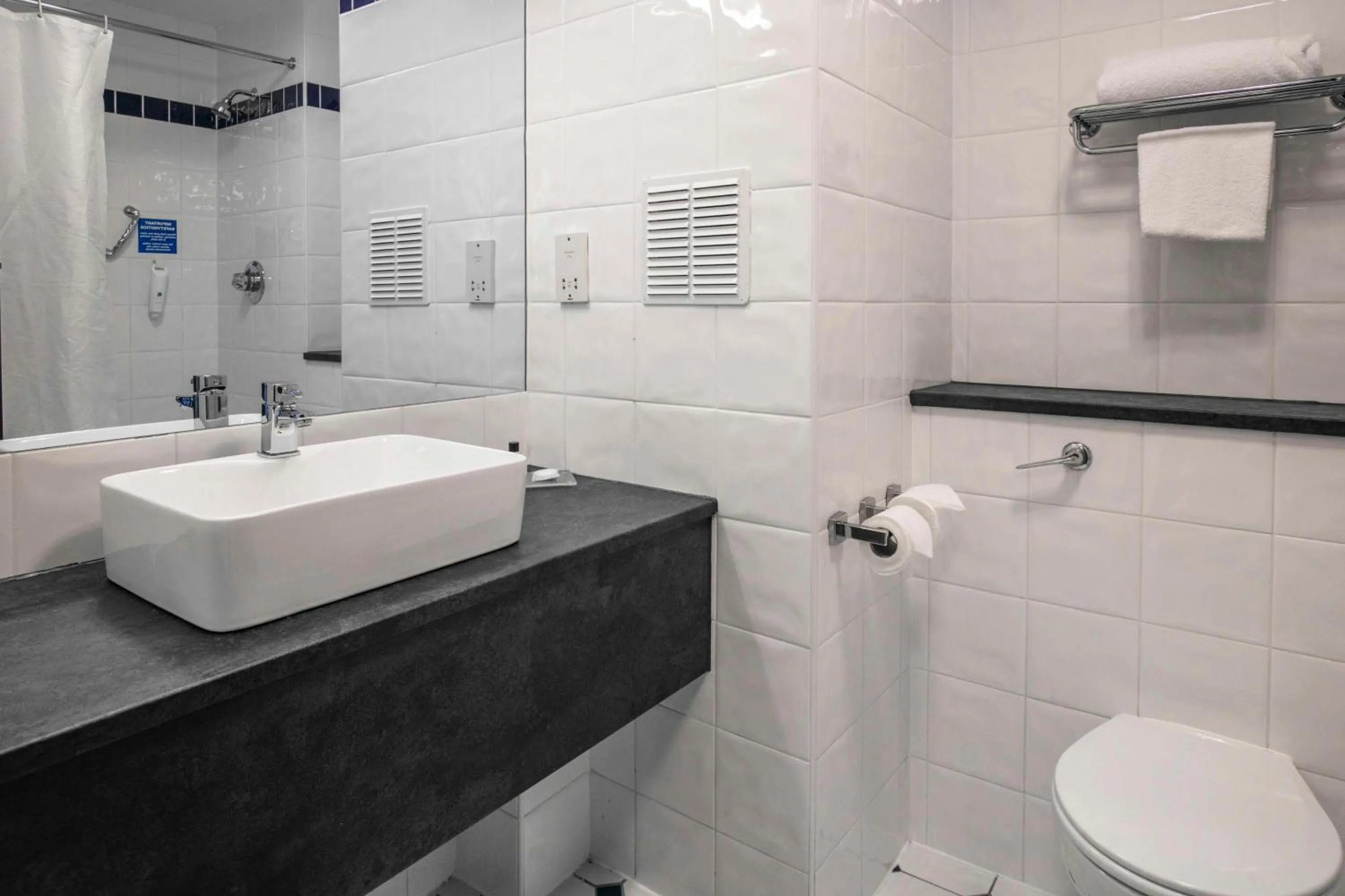 Bathroom in Best Western Plough and Harrow Hotel