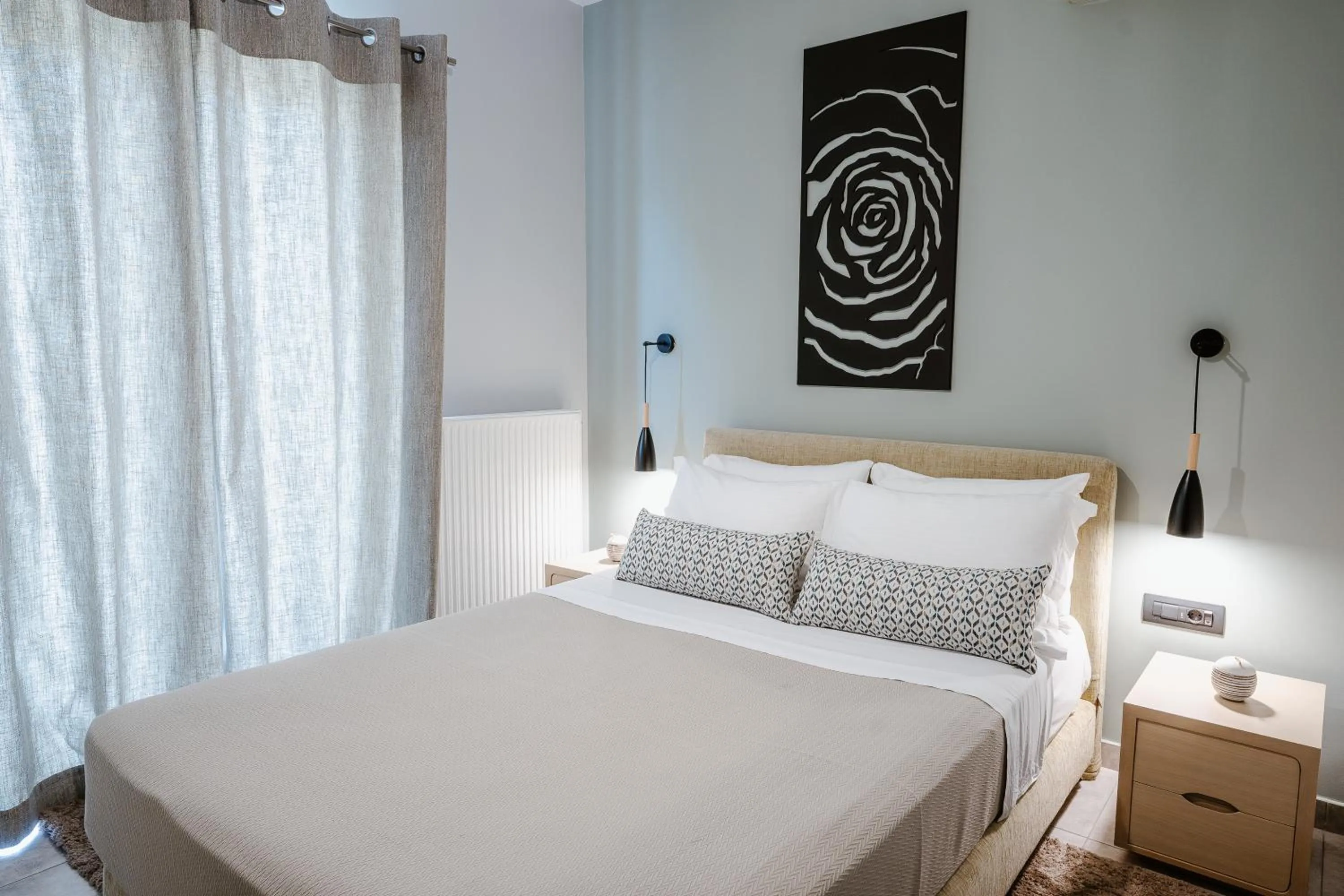 Bed in Andrew's Luxury Residence