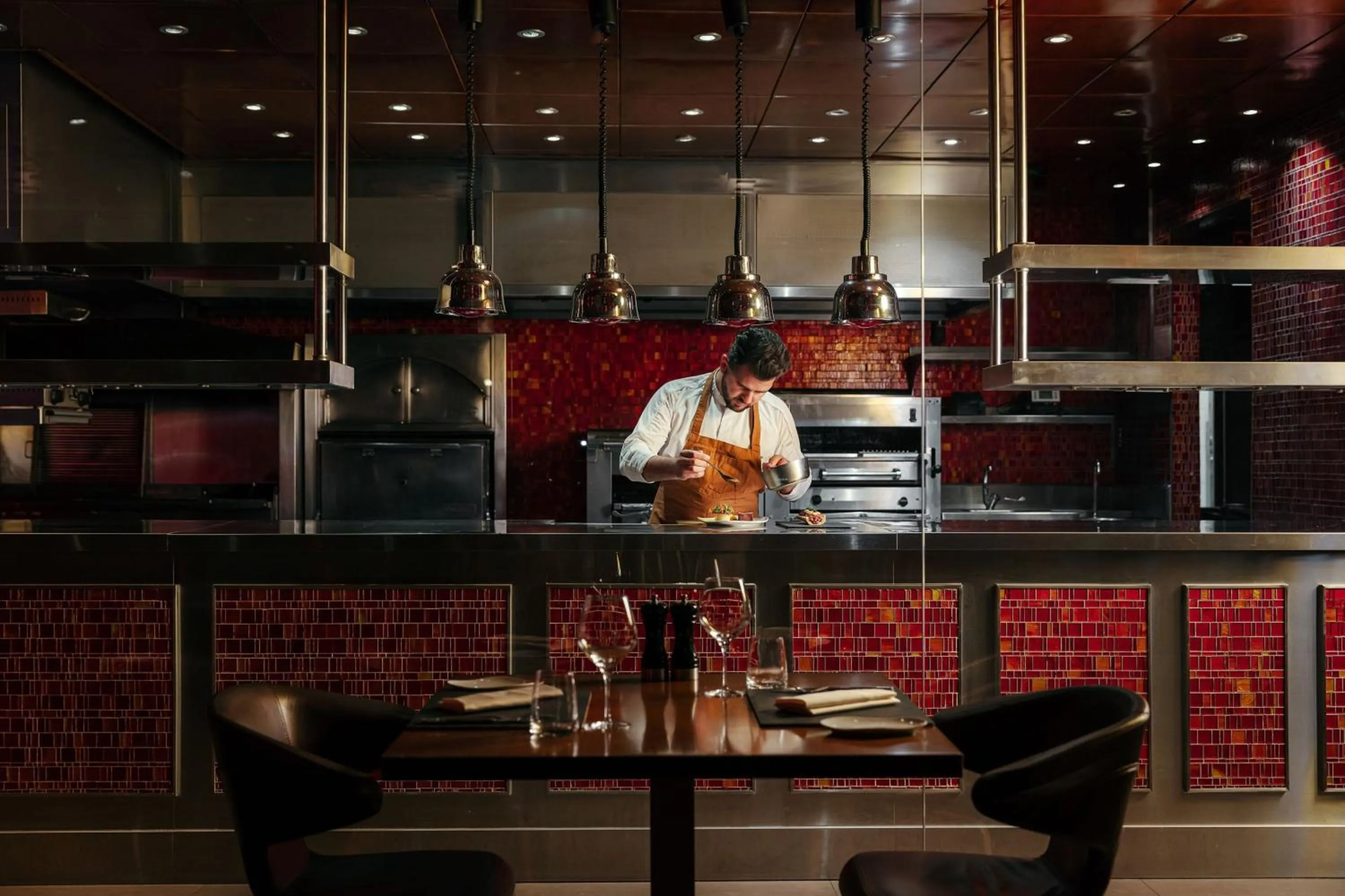 Kitchen or kitchenette in JW Marriott Absheron Baku Hotel