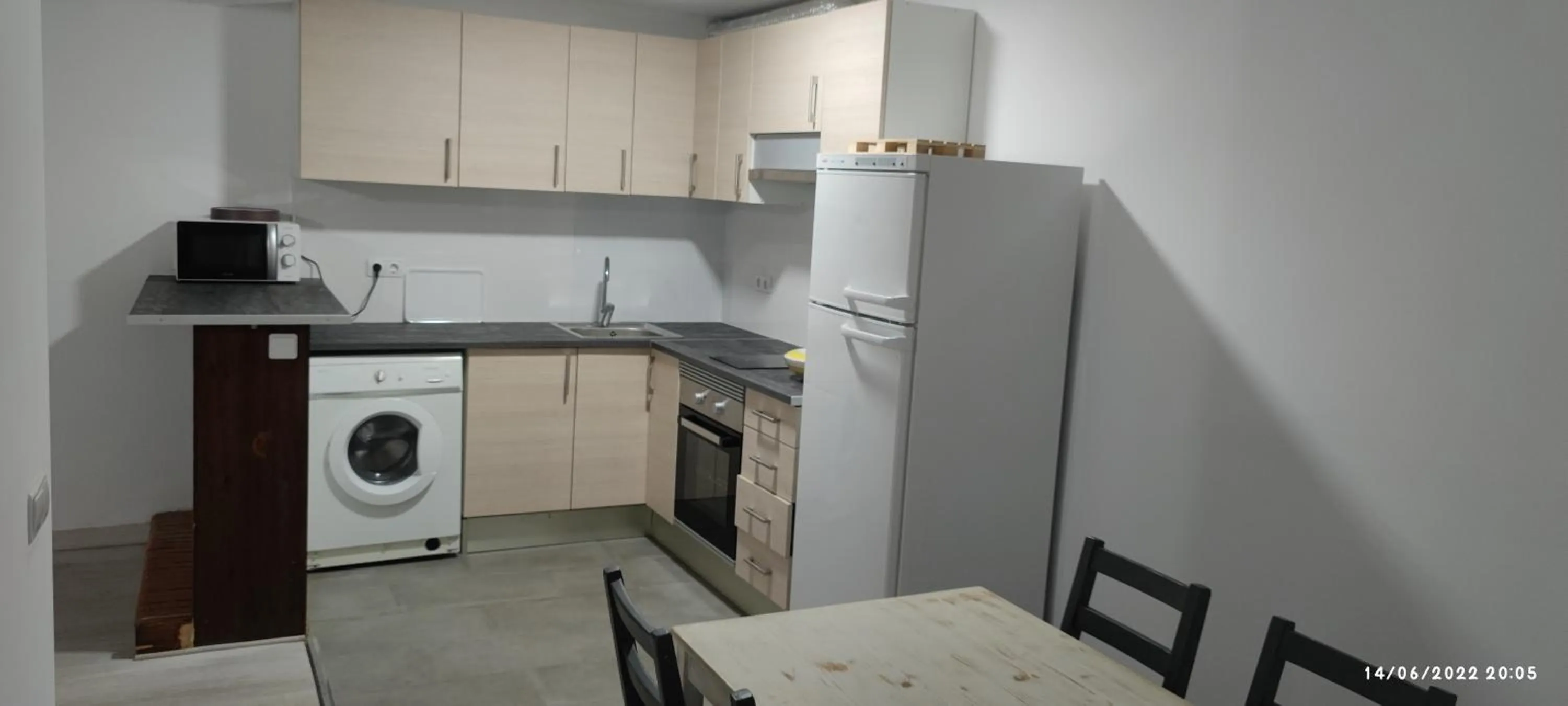 Kitchen or kitchenette in Hotelet de Betlan