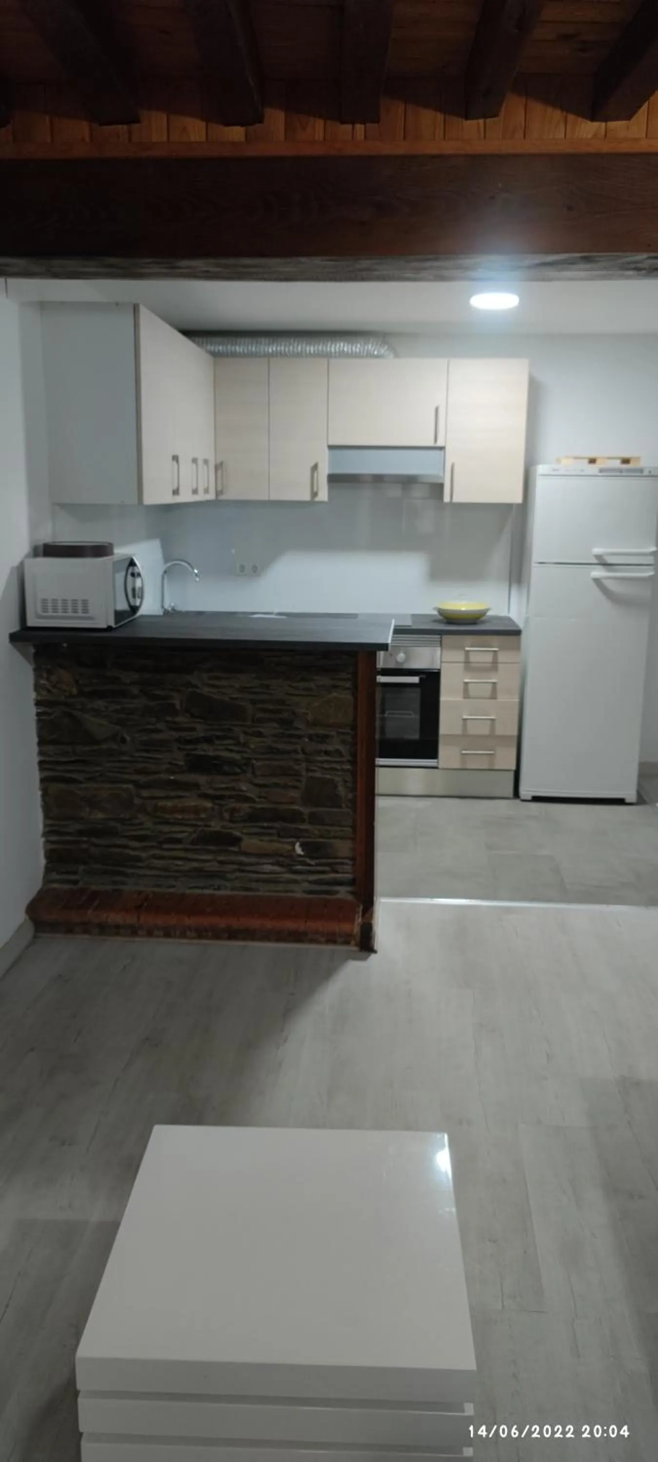 Kitchen or kitchenette in Hotelet de Betlan