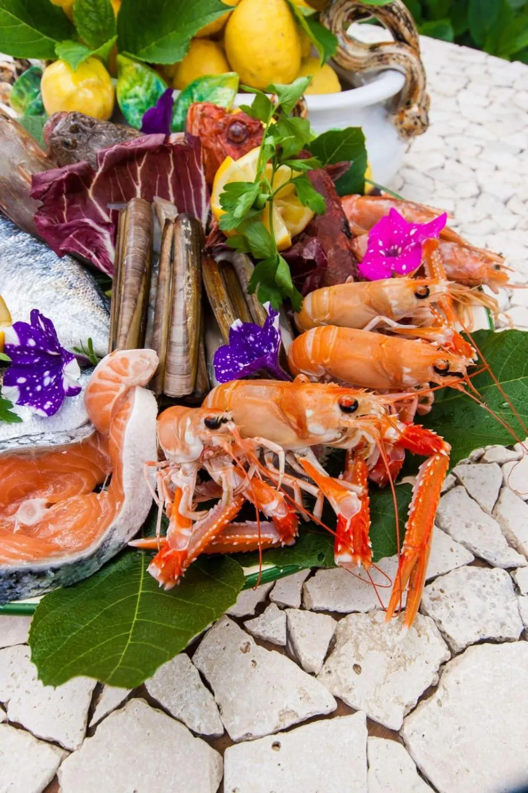 Food close-up in hotel la rondinella