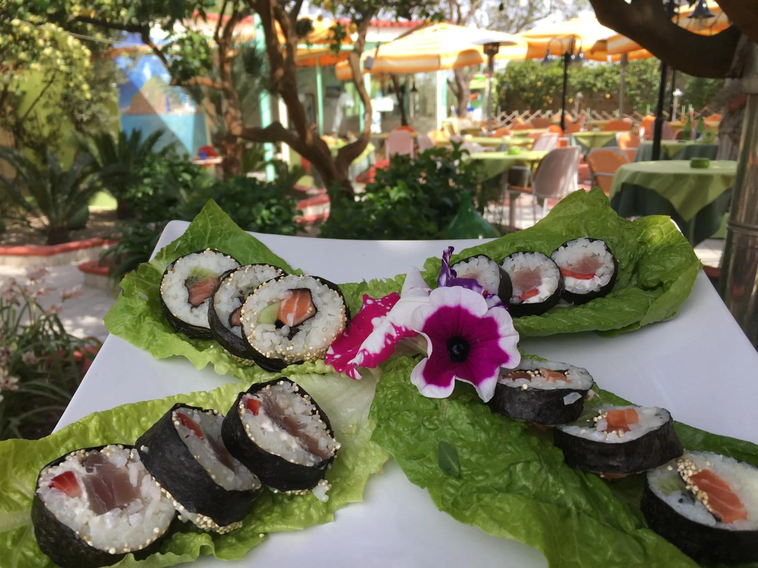 Food close-up in hotel la rondinella