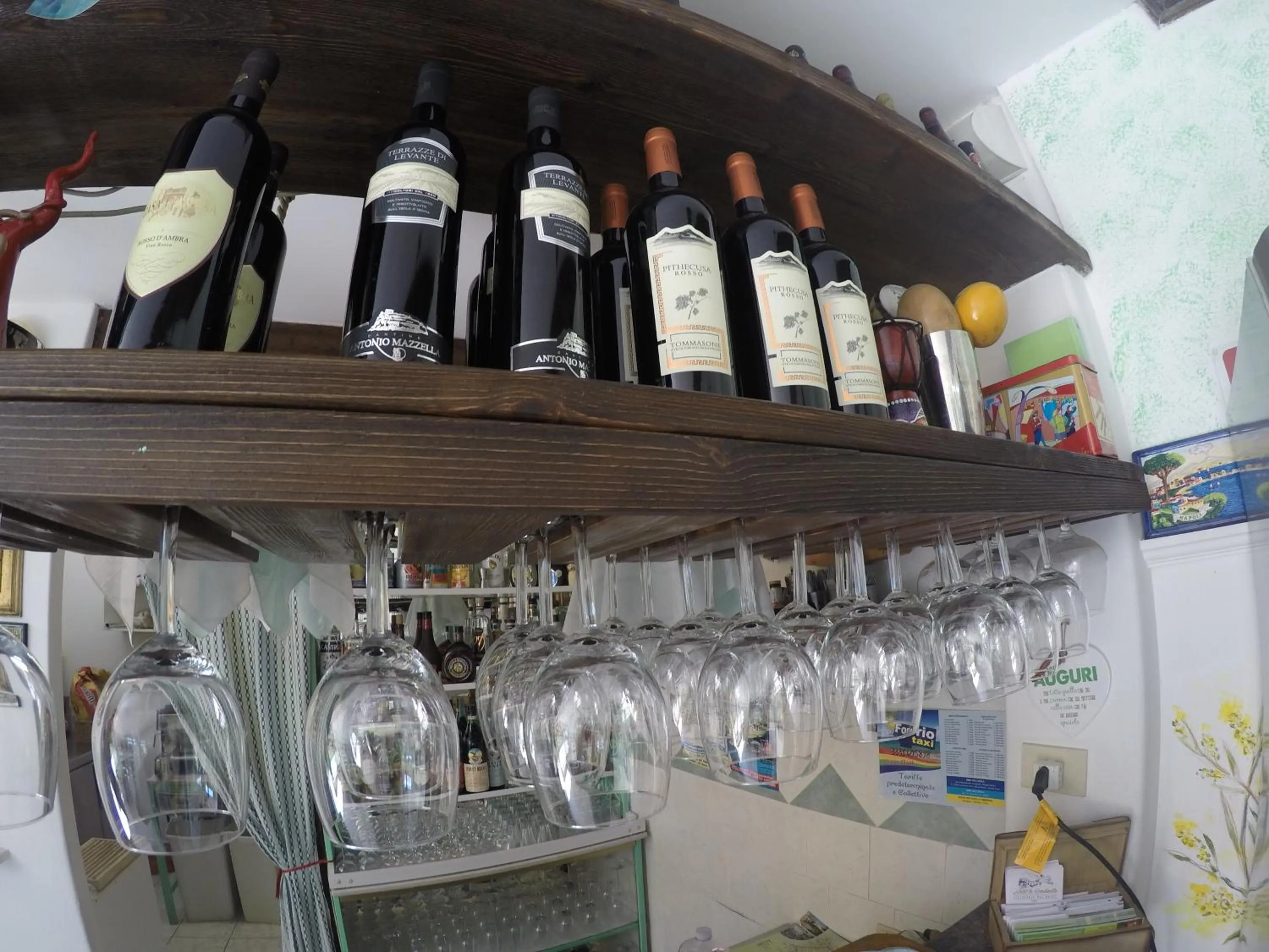 Food and drinks in hotel la rondinella