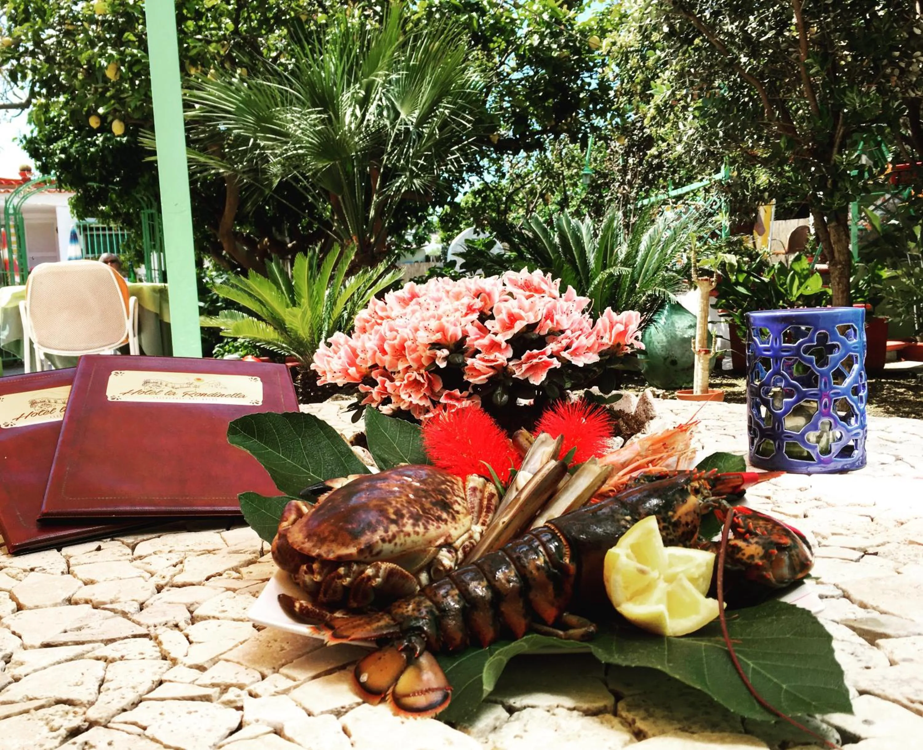 Food close-up in hotel la rondinella