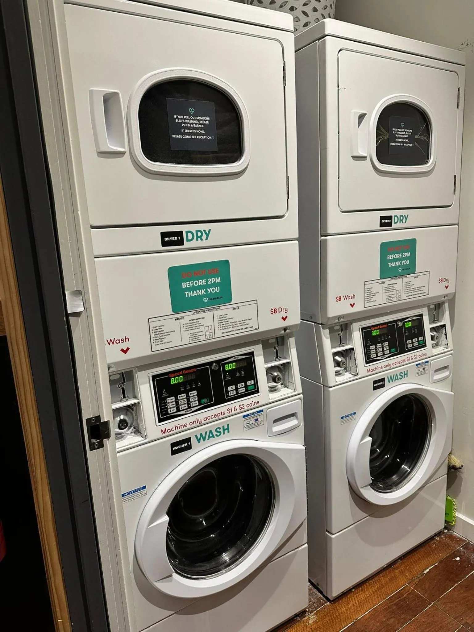 laundry in The Marion Hostel