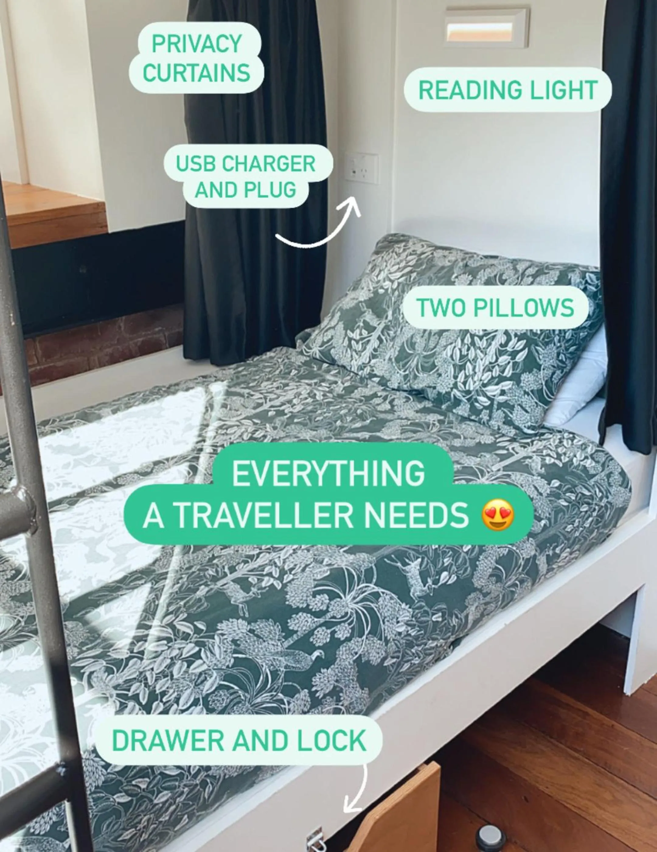 Bedroom, Bed in The Marion Hostel