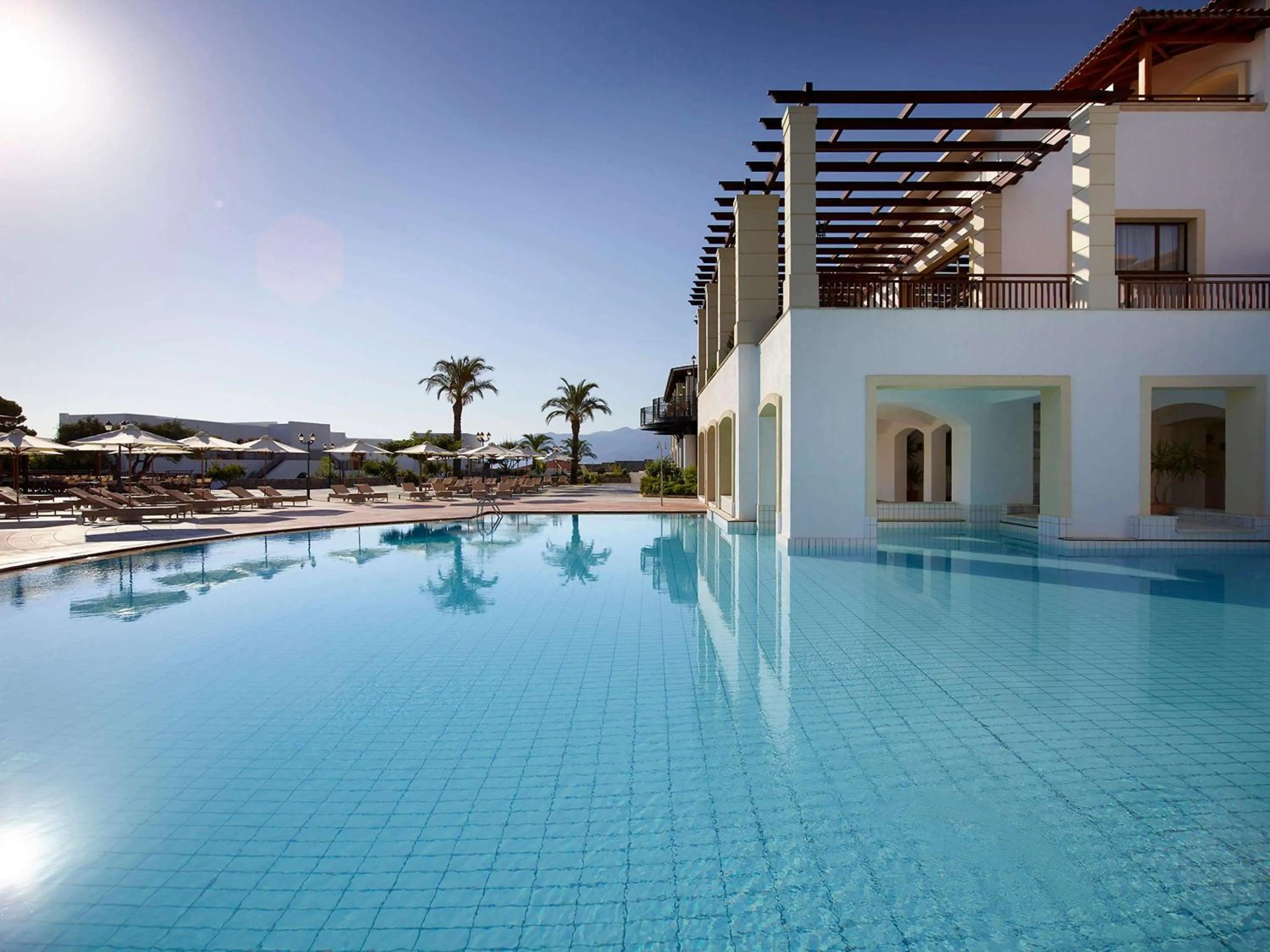 Pool view in Creta Maris Resort